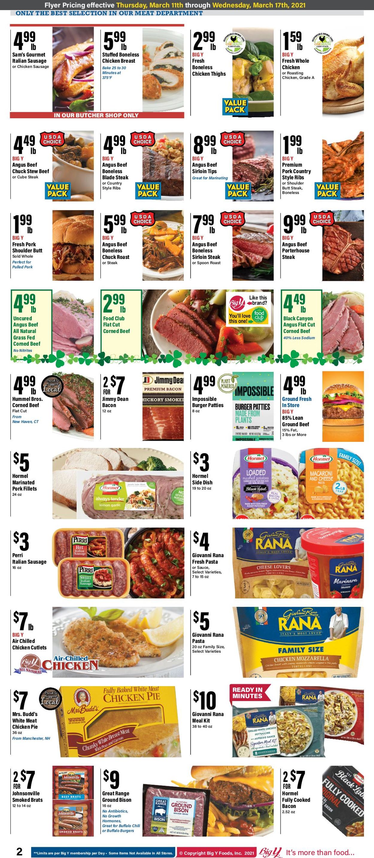 Catalogue Big Y from 03/11/2021