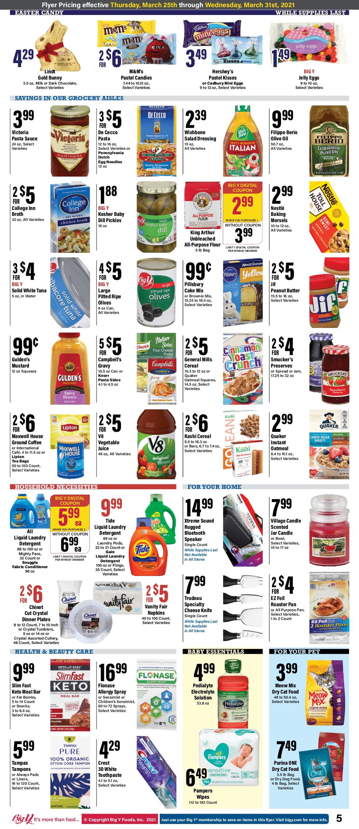 Catalogue Big Y from 03/25/2021