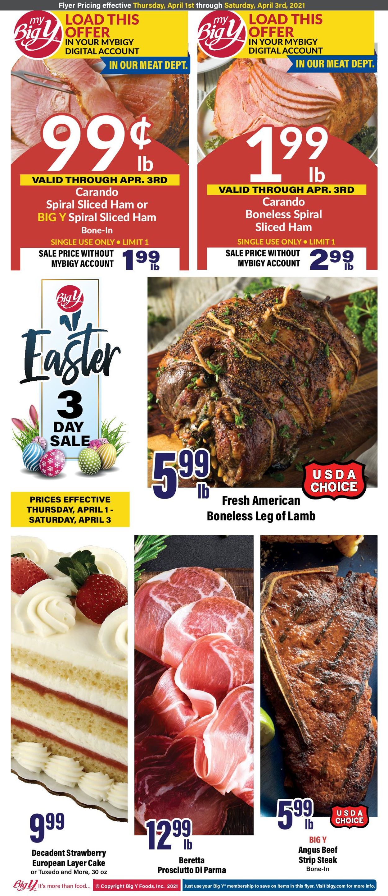 Catalogue Big Y - Easter 2021 from 04/01/2021