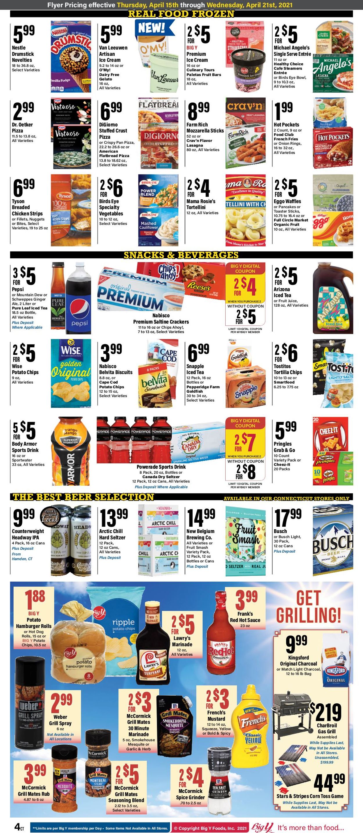 Catalogue Big Y from 04/15/2021
