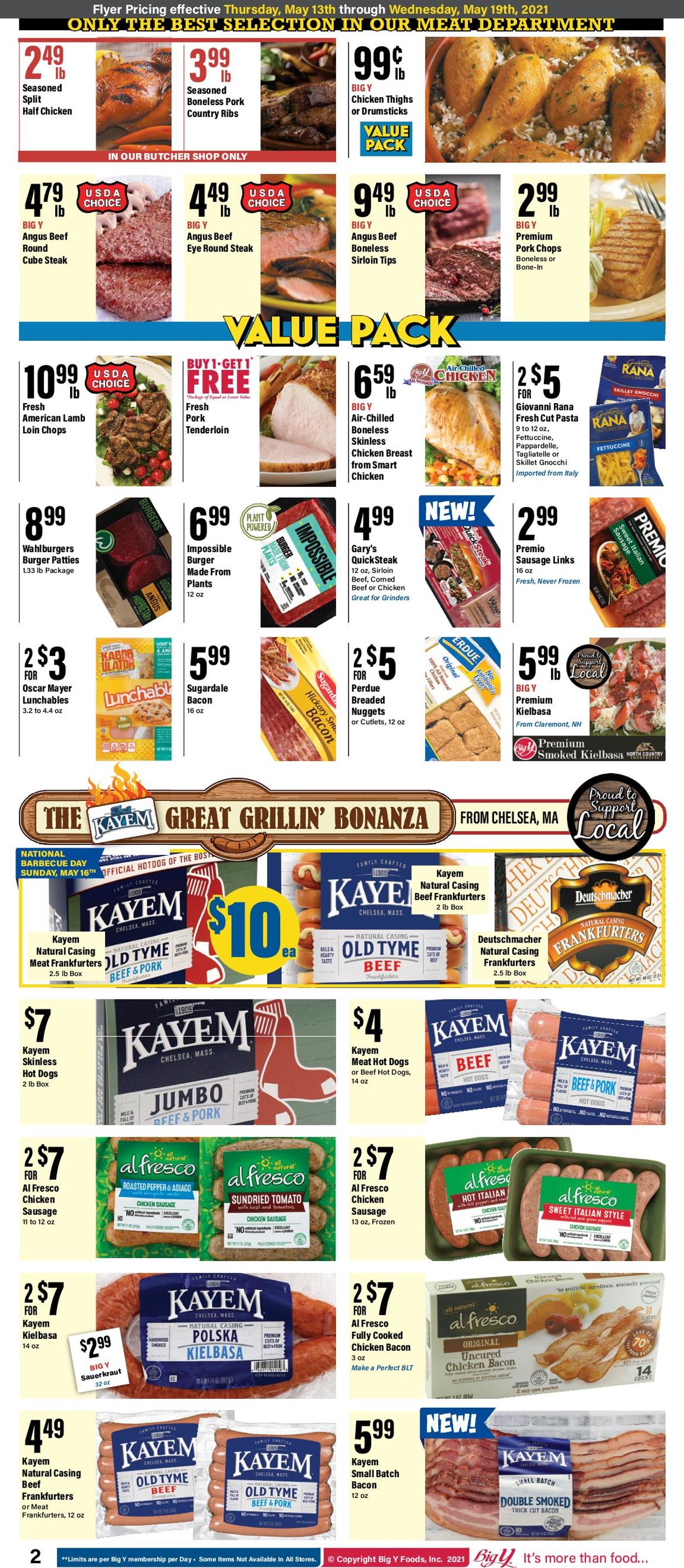 Catalogue Big Y from 05/13/2021