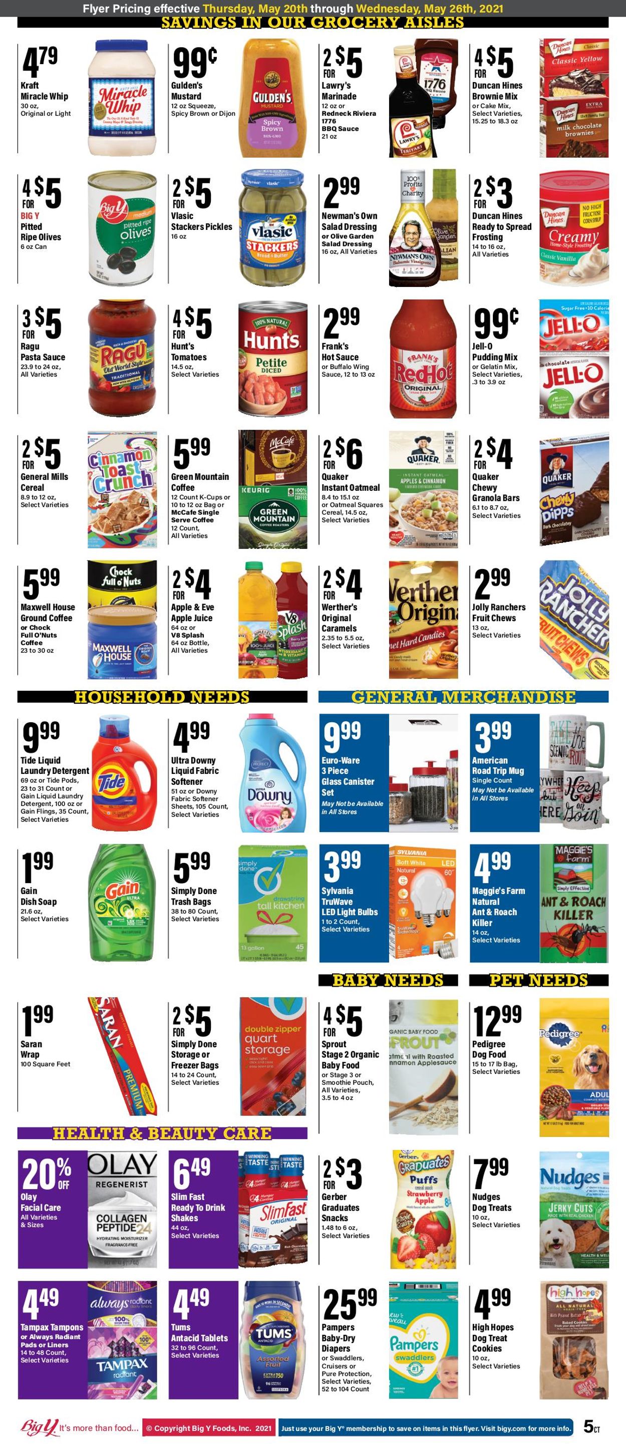 Catalogue Big Y from 05/20/2021