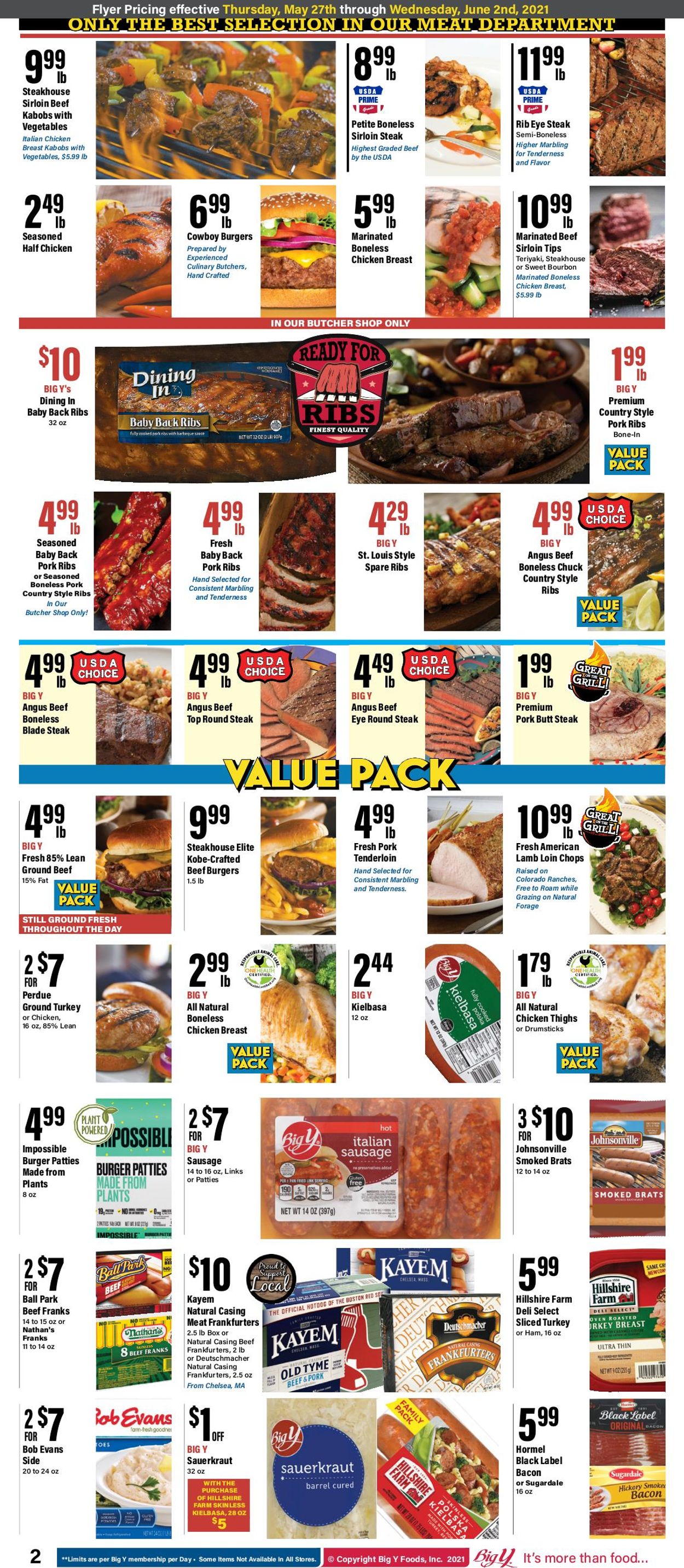 Catalogue Big Y from 05/27/2021
