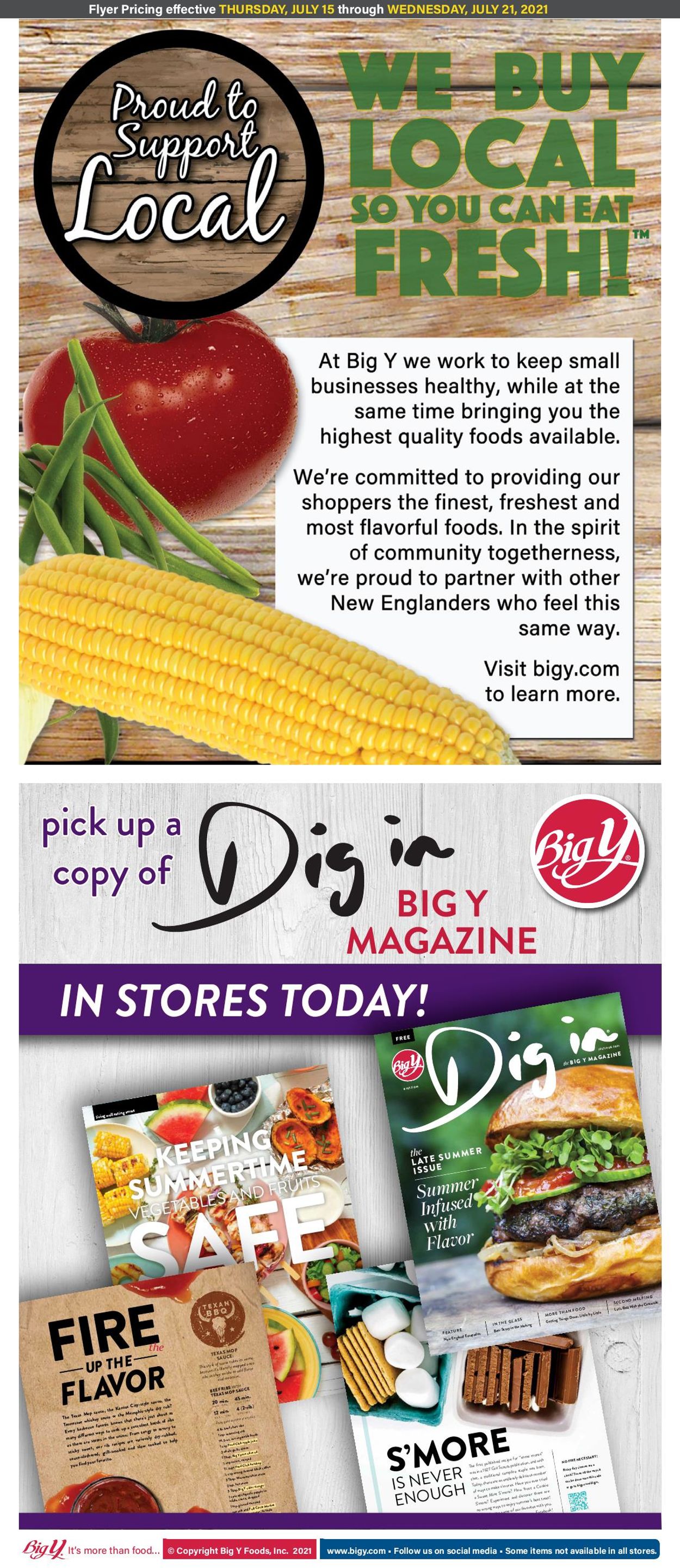 Catalogue Big Y from 07/15/2021