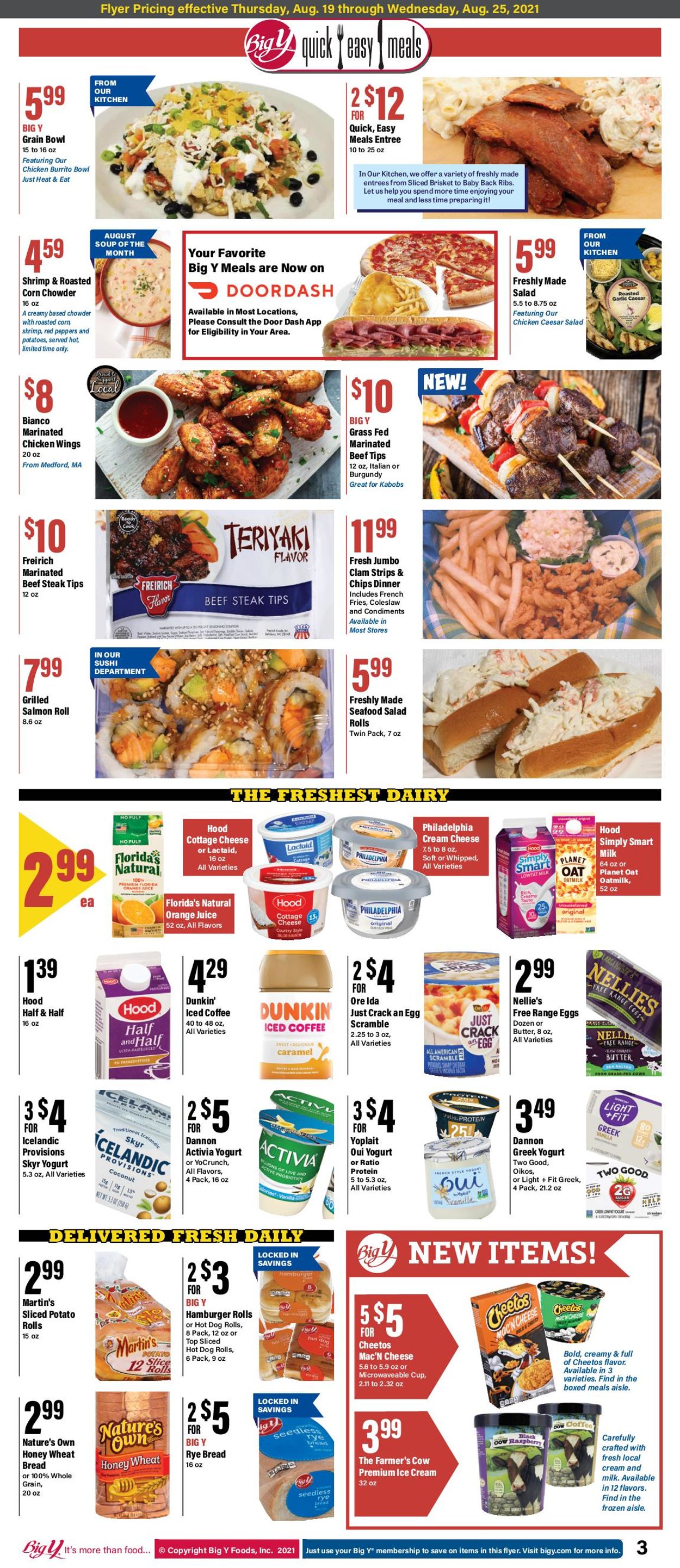 Catalogue Big Y from 08/19/2021