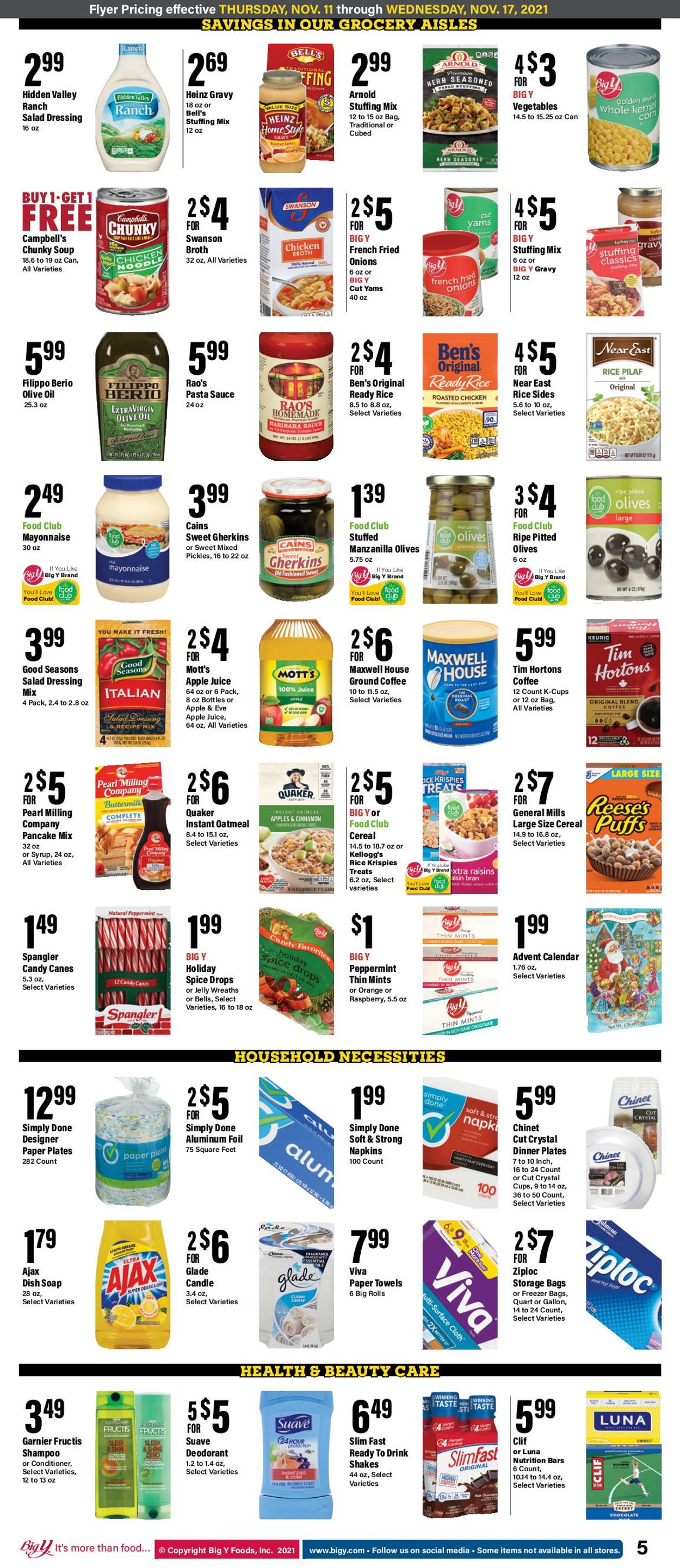 Catalogue Big Y from 11/11/2021