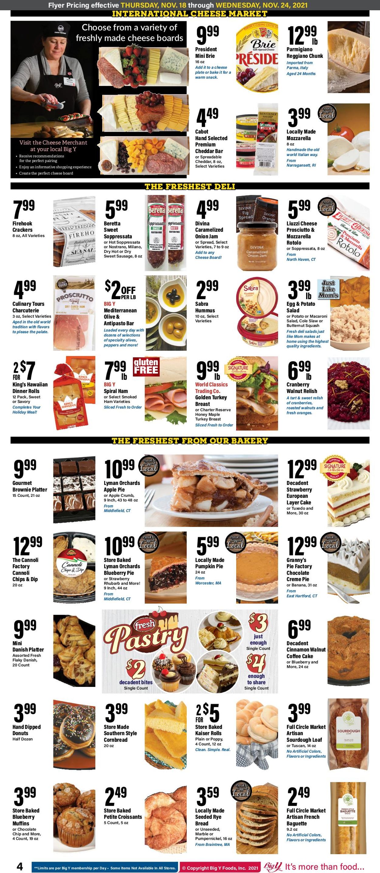 Catalogue Big Y THANKSGIVING 2021 from 11/18/2021