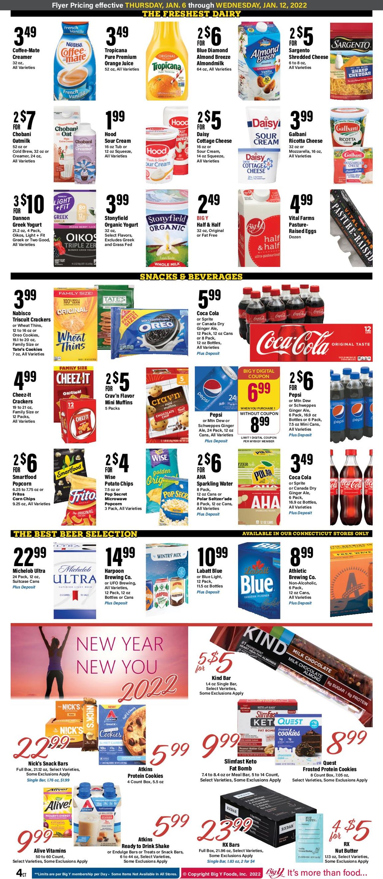 Catalogue Big Y from 01/06/2022