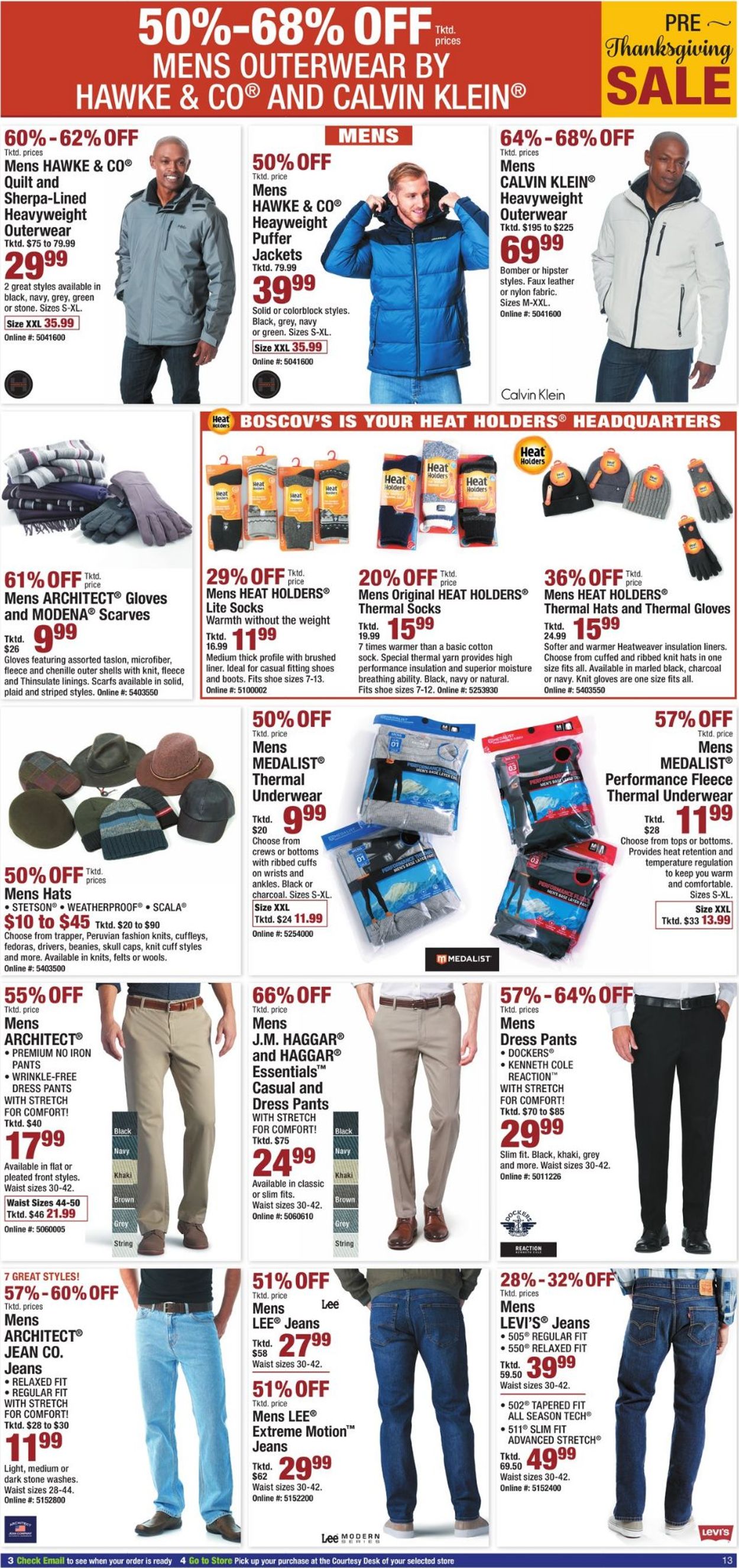 Catalogue Boscov's - Pre-Thanksgiving Sale 2019 from 11/20/2019