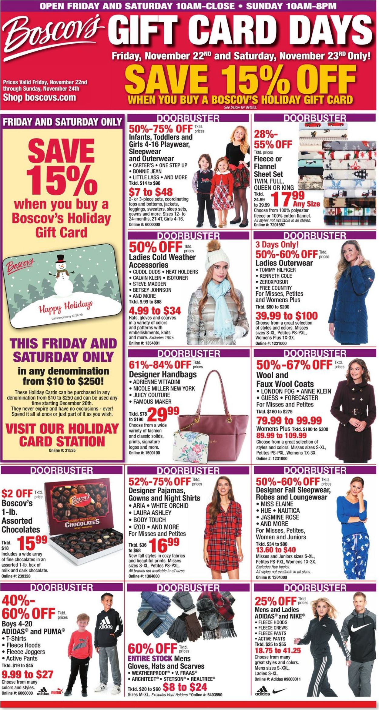 Catalogue Boscov's from 11/22/2019