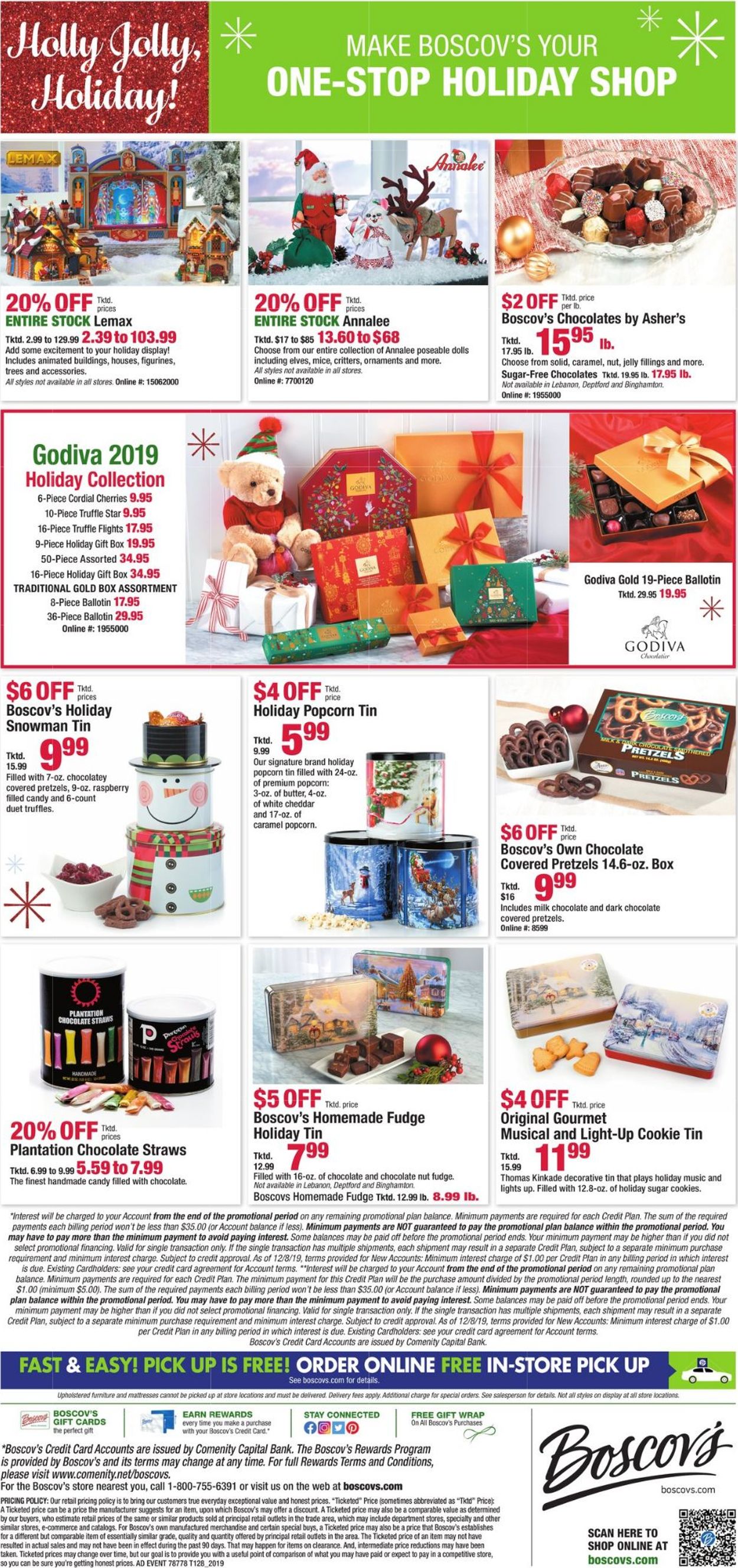 Catalogue Boscov's - Holiday Ad 2019 from 12/06/2019