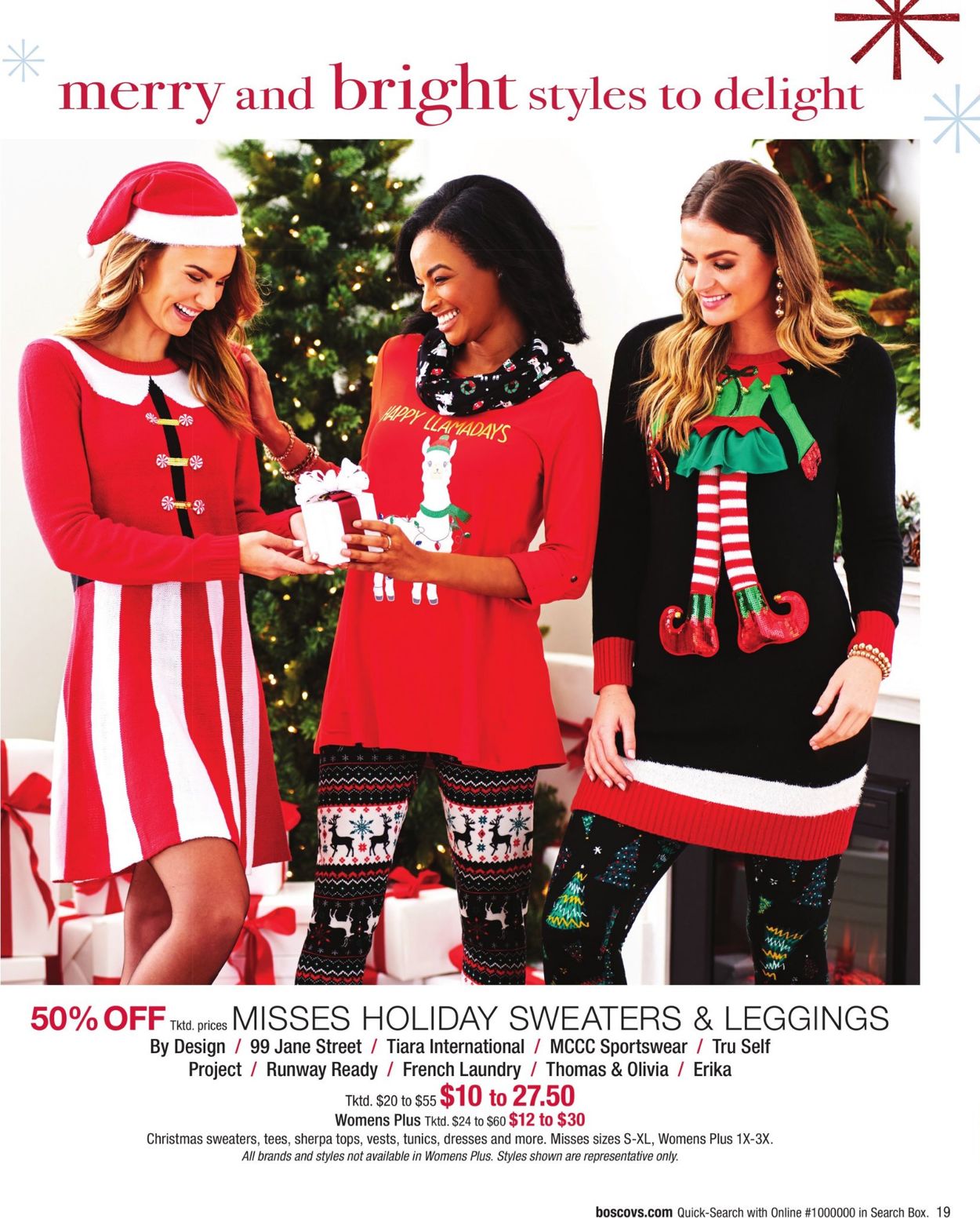 Catalogue Boscov's - Holiday Ad 2019 from 12/08/2019