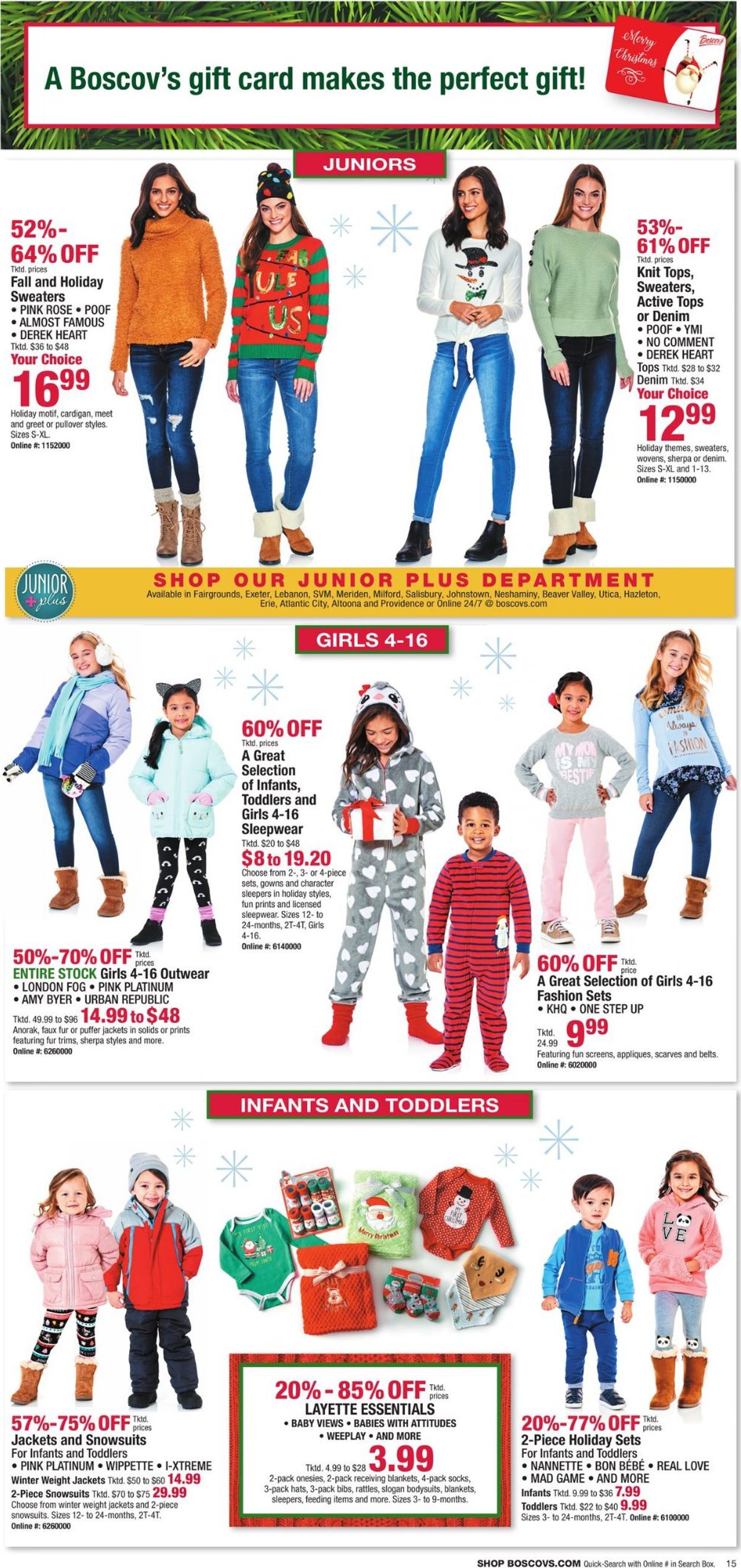 Catalogue Boscov's - Holiday Ad 2019 from 12/13/2019