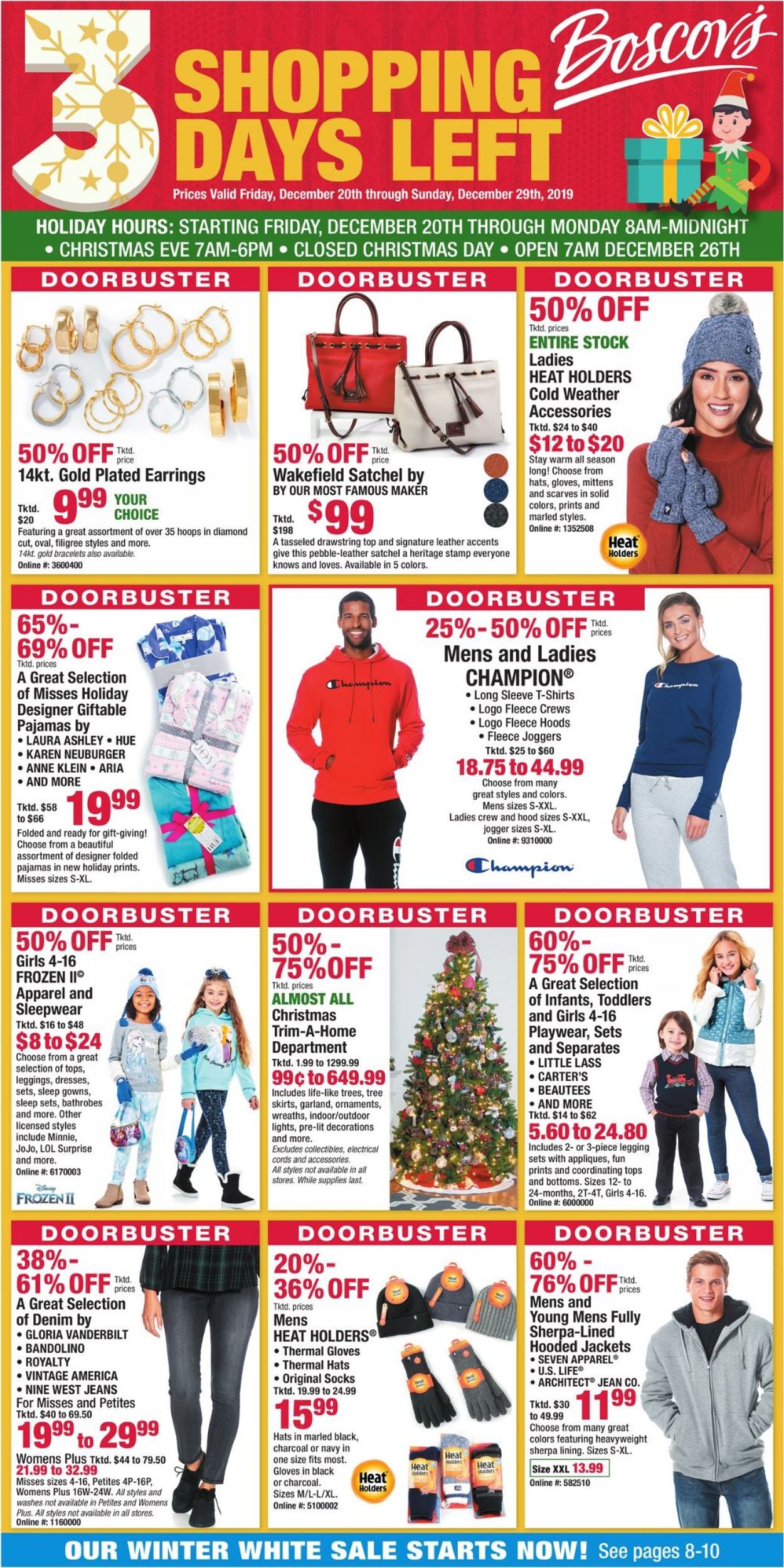 Catalogue Boscov's - Holiday Ad 2019 from 12/20/2019
