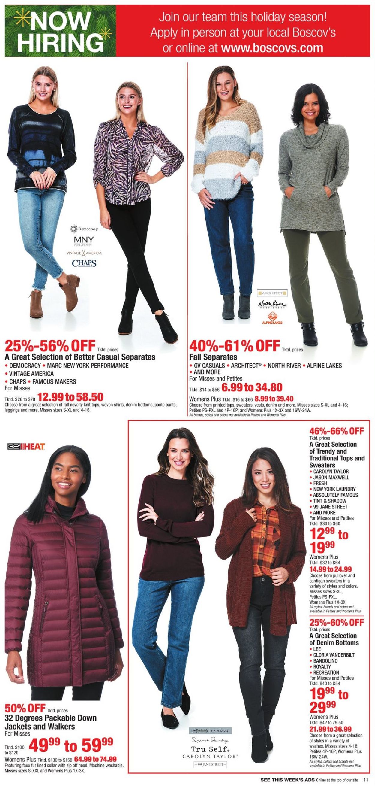 Catalogue Boscov's from 10/25/2020