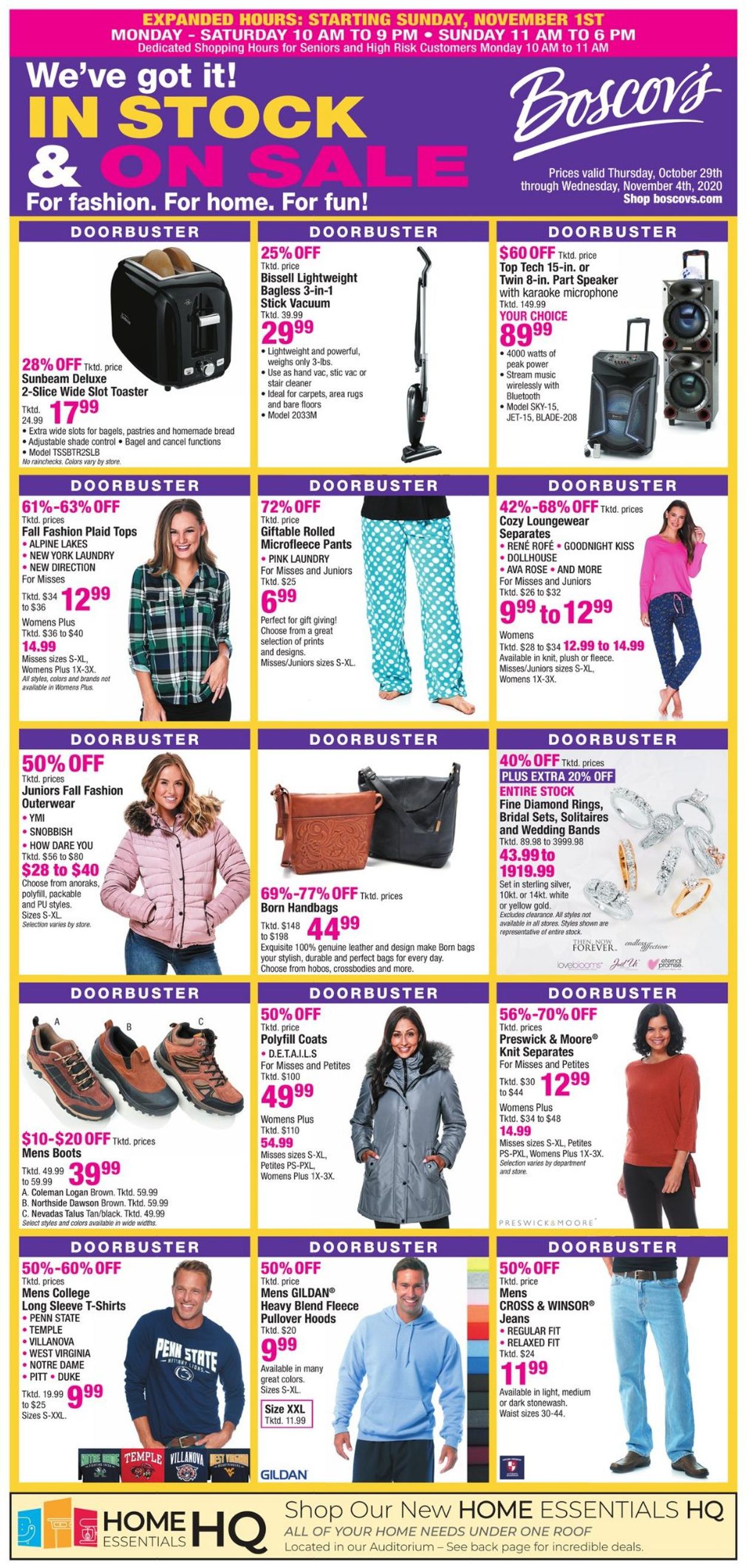 Catalogue Boscov's from 10/29/2020