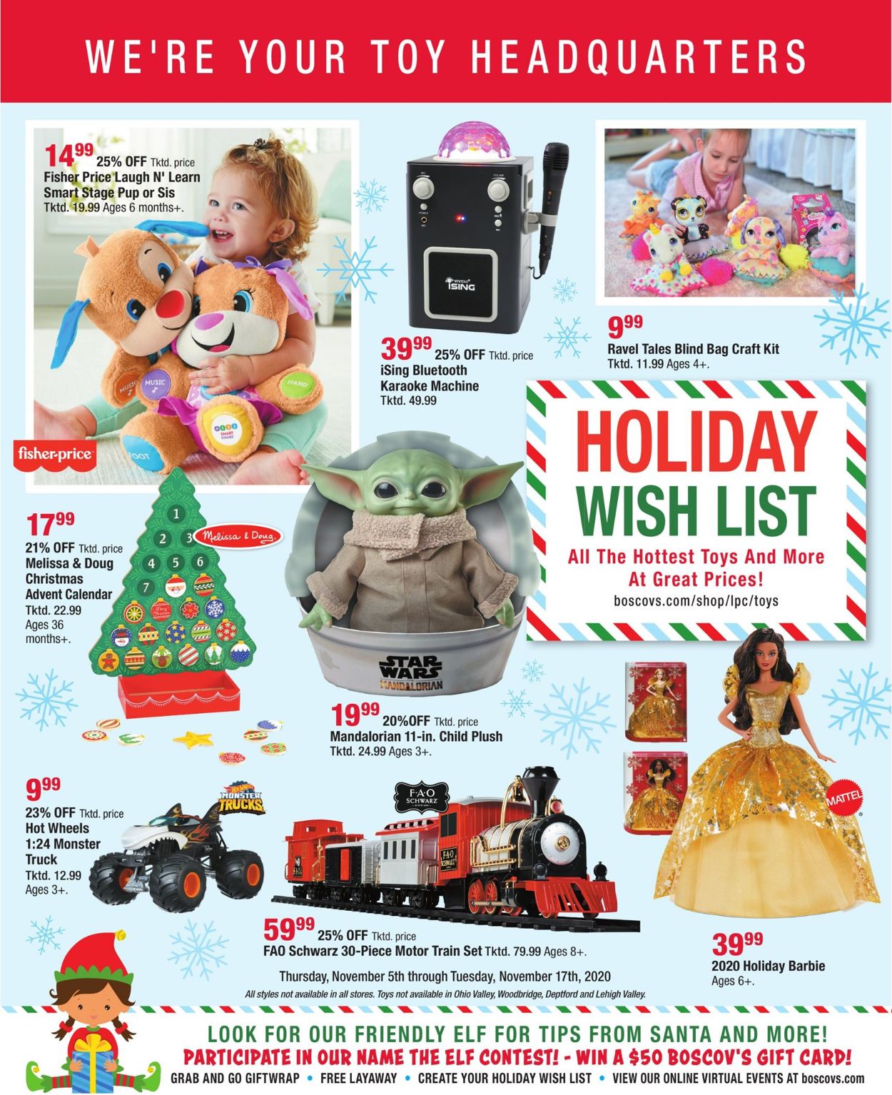 Catalogue Boscov's Holiday 2020 from 11/05/2020