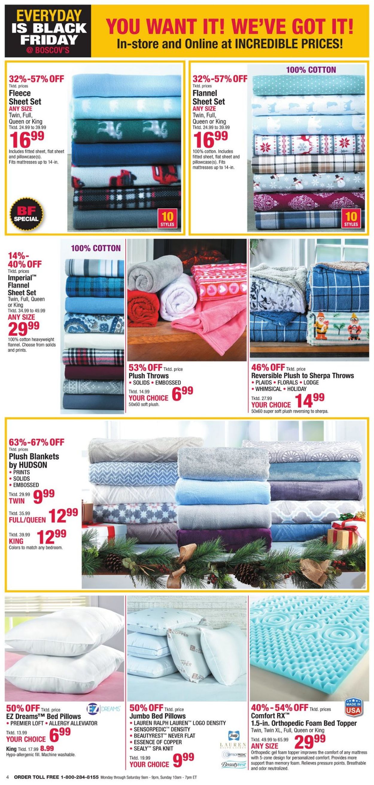 Catalogue Boscov's Black Friday 2020 from 11/22/2020