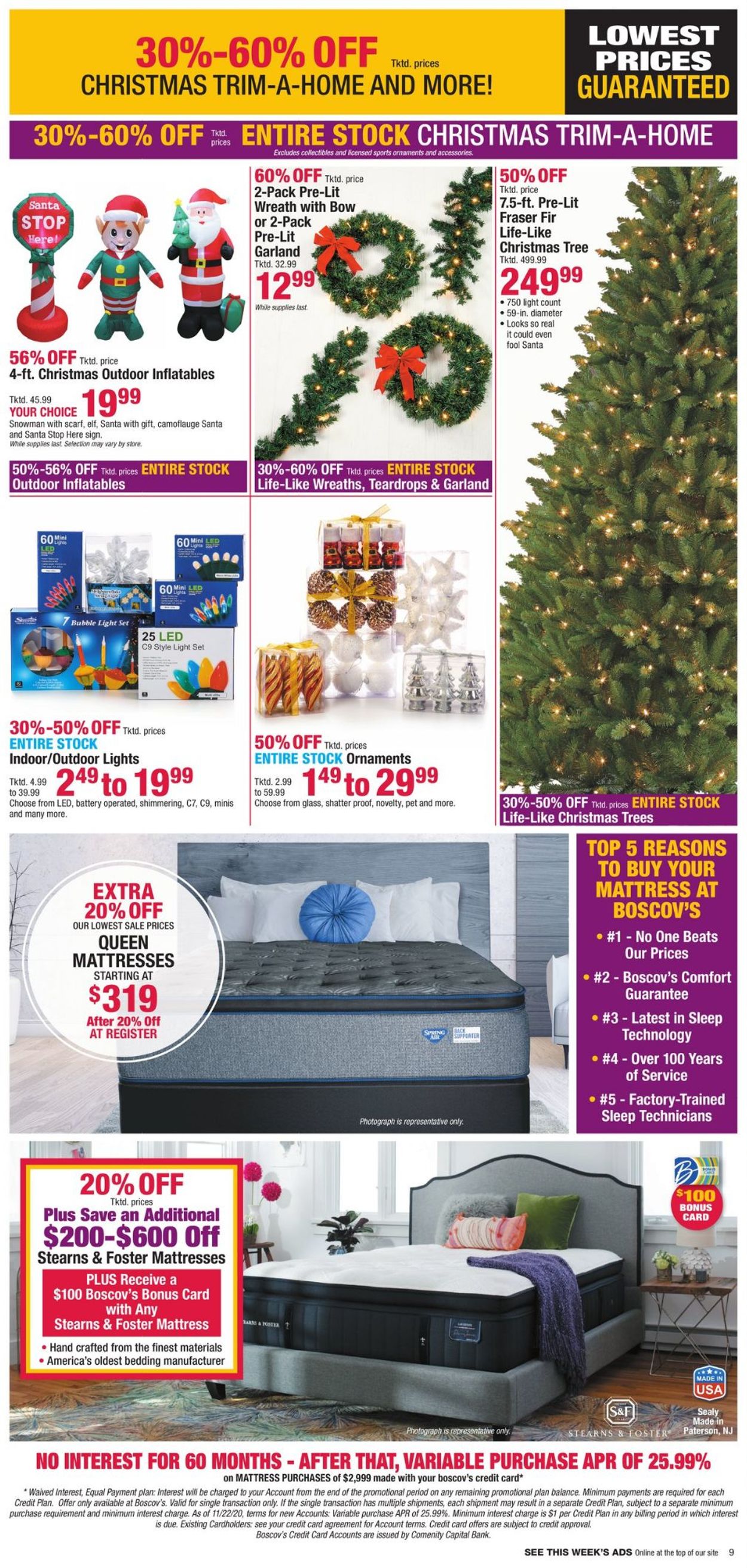 Catalogue Boscov's Black Friday 2020 from 11/22/2020