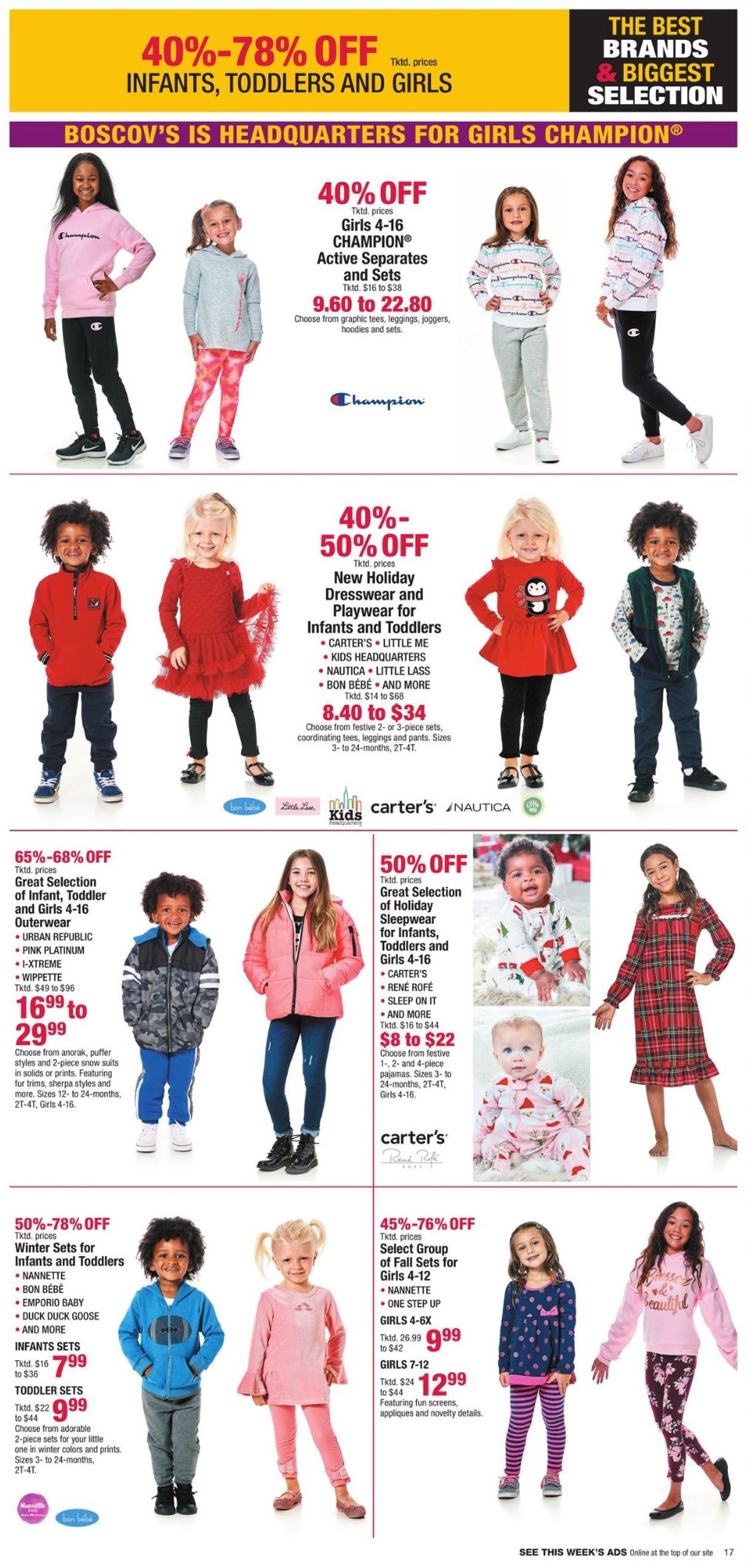 Catalogue Boscov's Black Friday 2020 from 11/22/2020