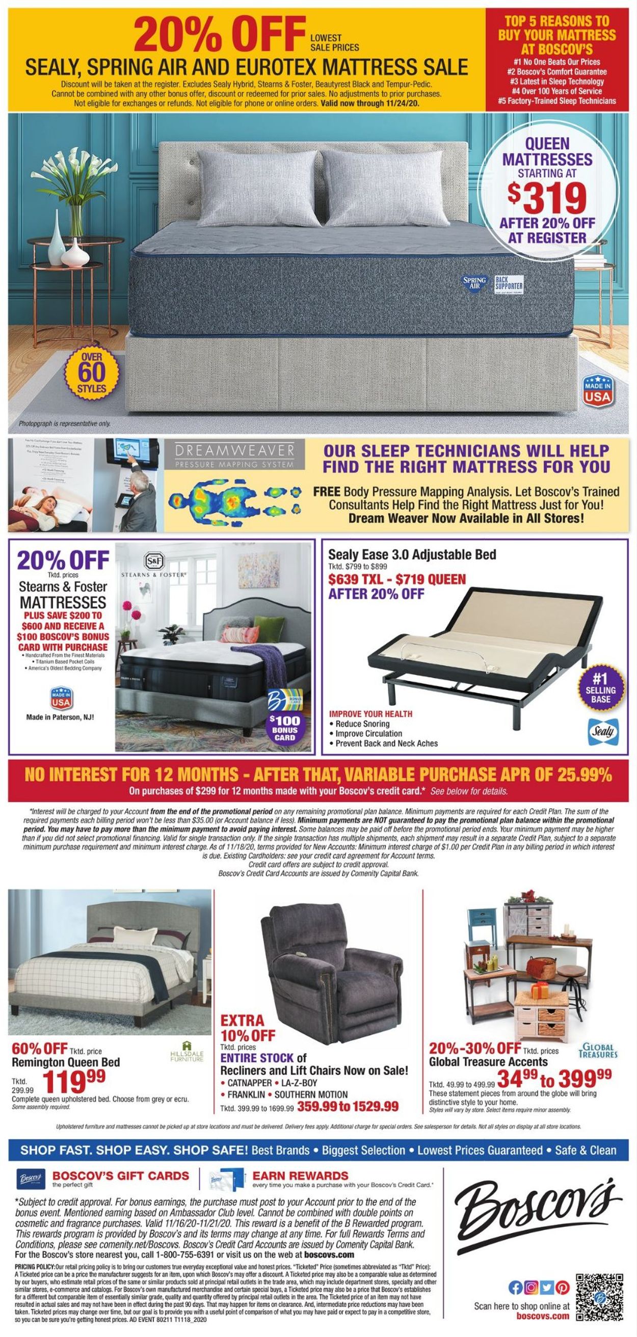 Catalogue Boscov's Black Friday 2020 from 11/18/2020