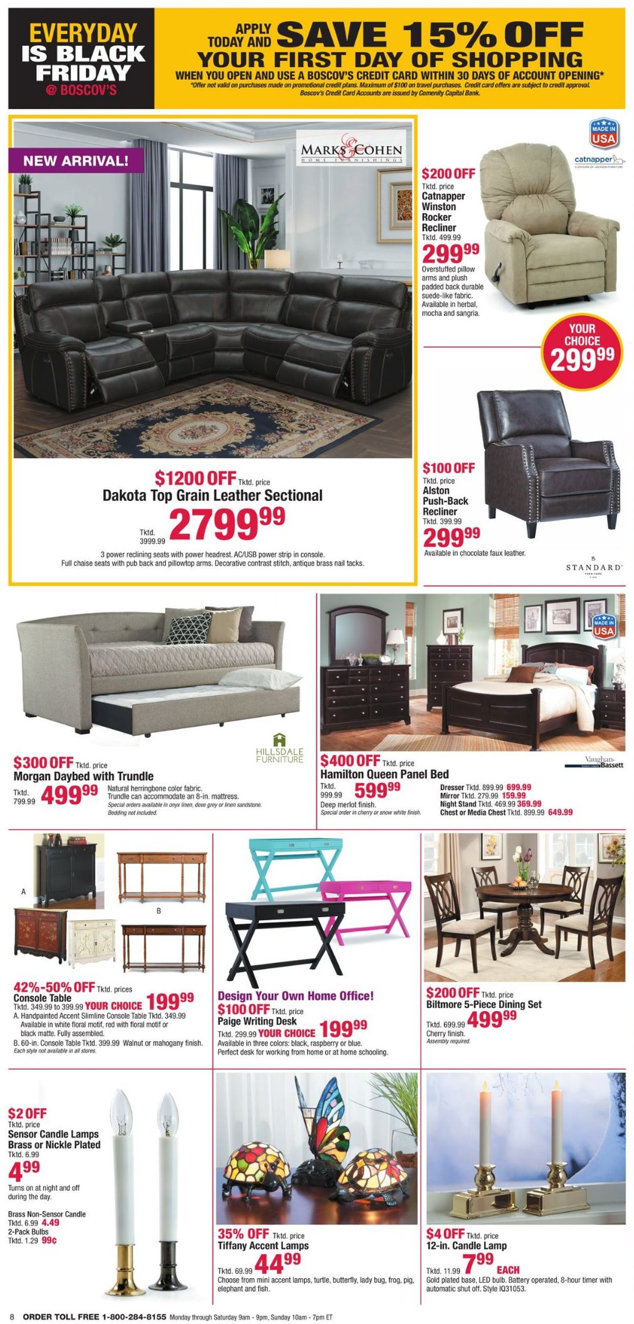 Catalogue Boscov's Black Friday Preview 2020 from 11/18/2020