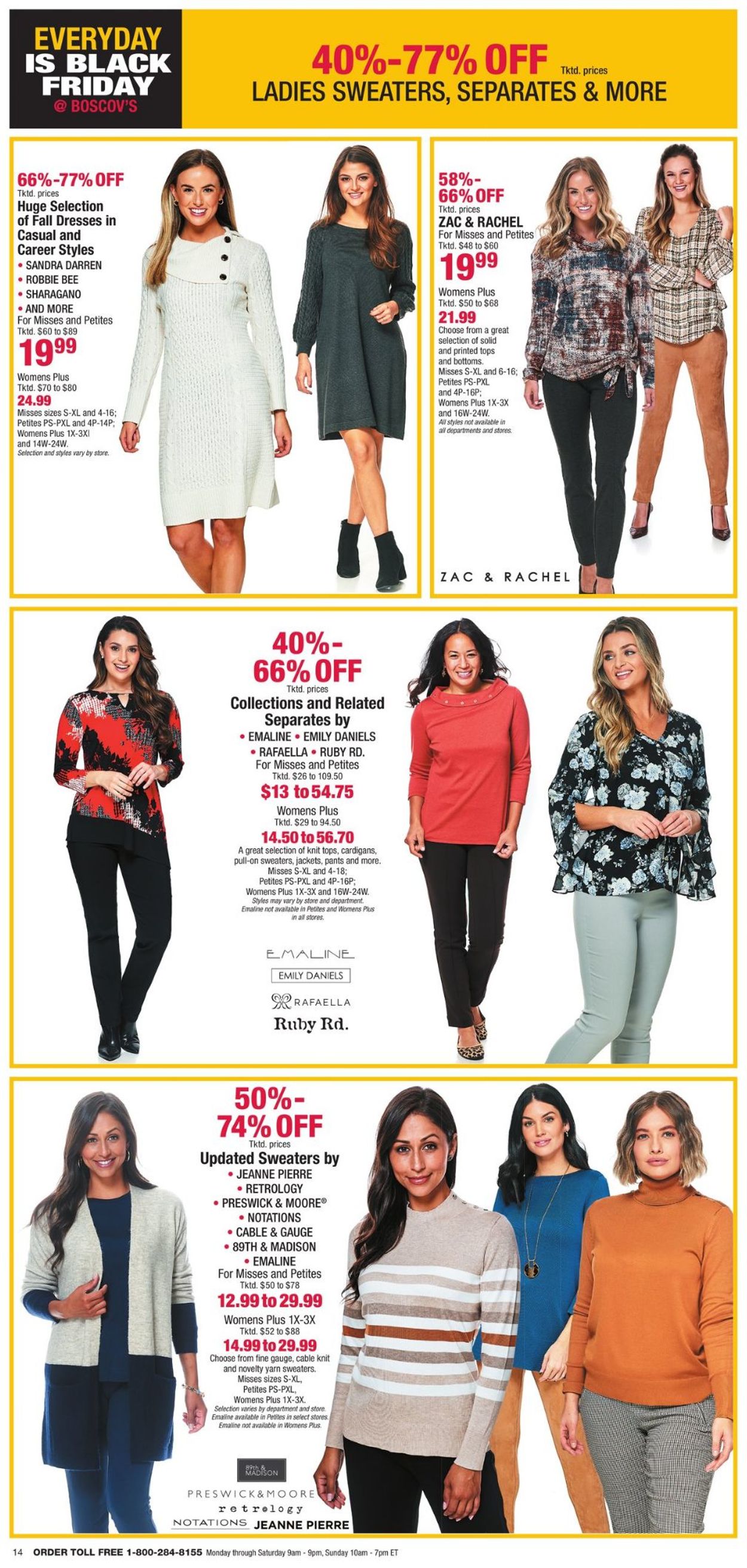 Catalogue Boscov's Black Friday Preview 2020 from 11/18/2020