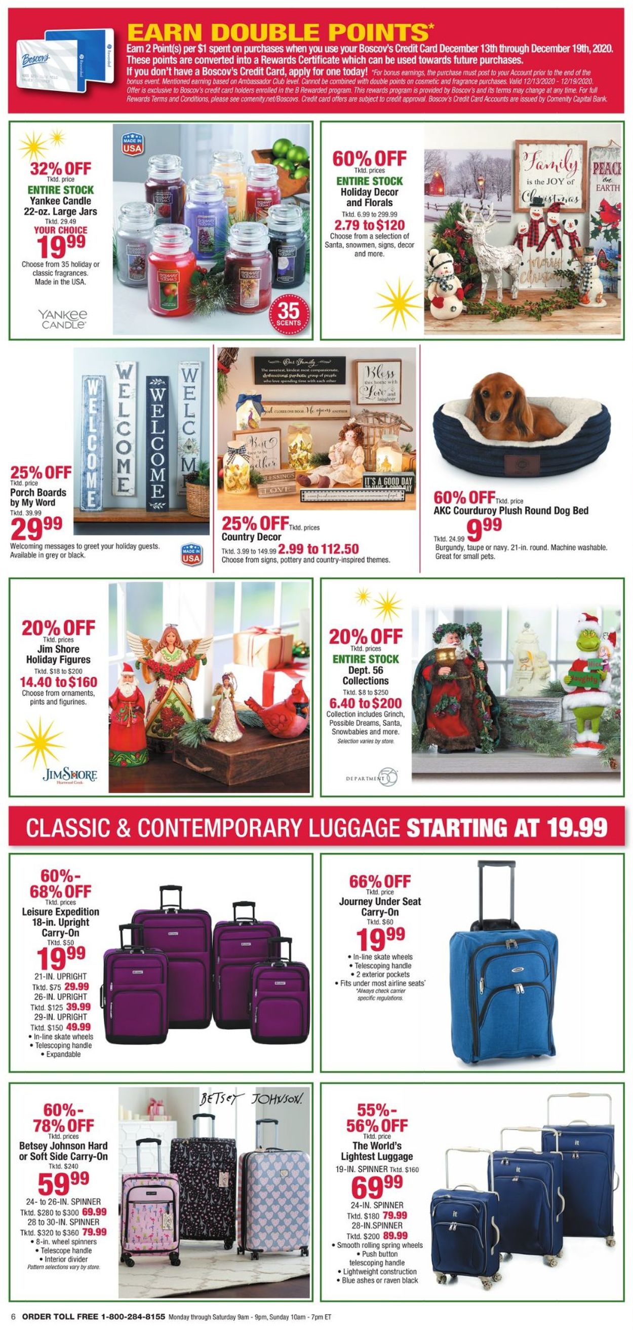 Catalogue Boscov's CHRISTMAS Countdown 2020 from 12/10/2020