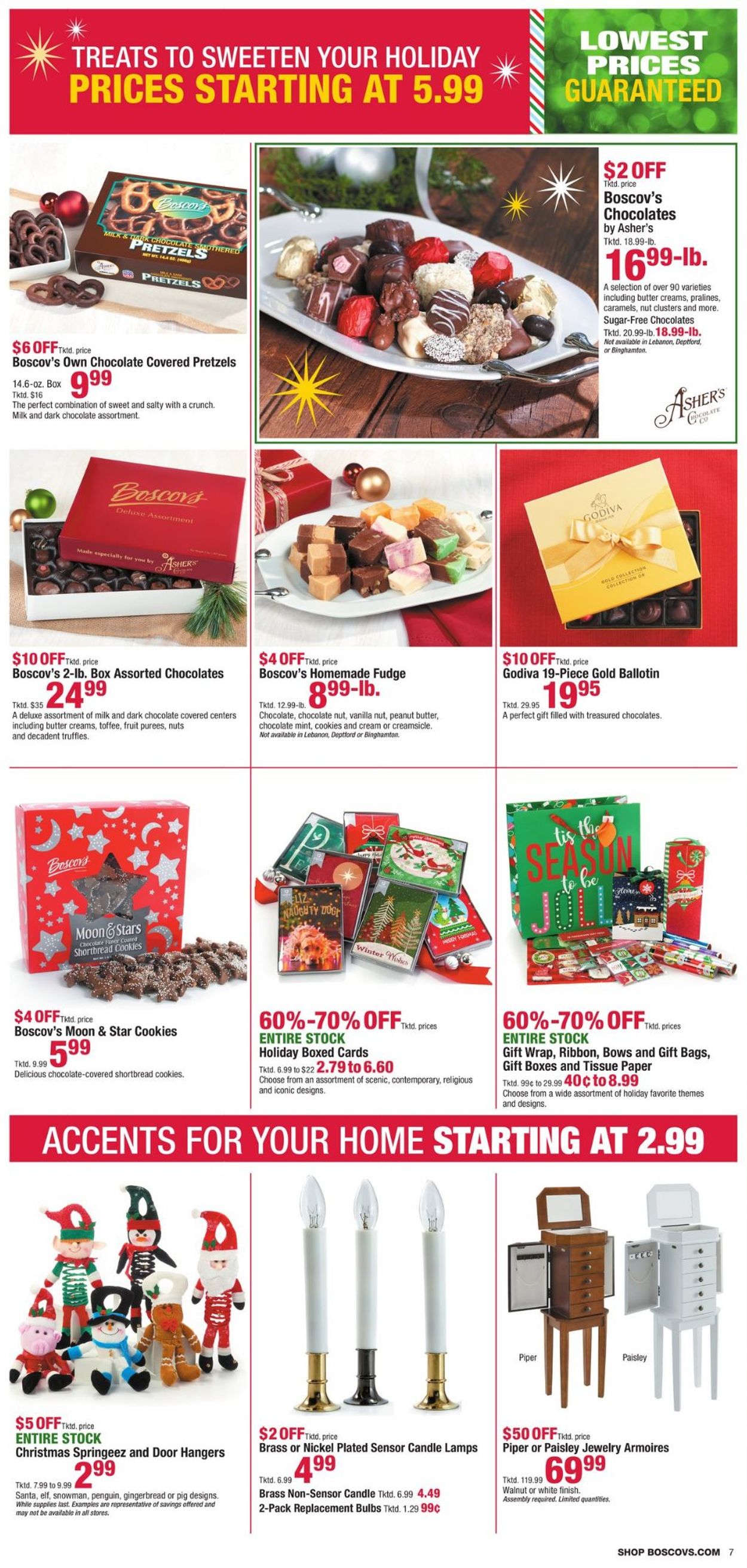 Catalogue Boscov's CHRISTMAS Countdown 2020 from 12/10/2020