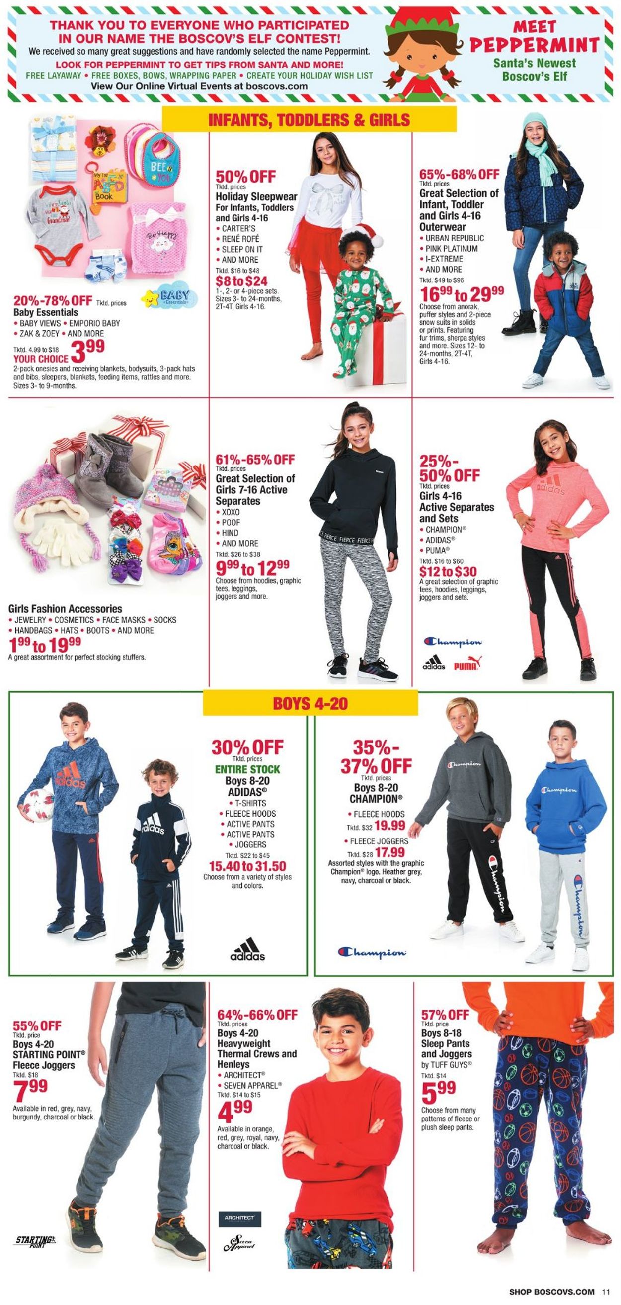 Catalogue Boscov's CHRISTMAS Countdown 2020 from 12/10/2020