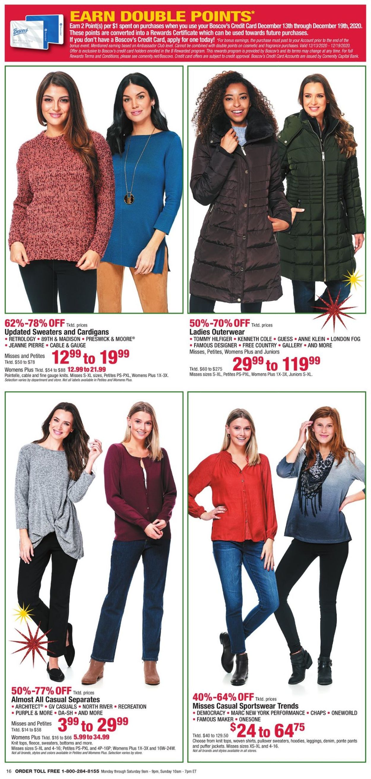 Catalogue Boscov's CHRISTMAS Countdown 2020 from 12/10/2020