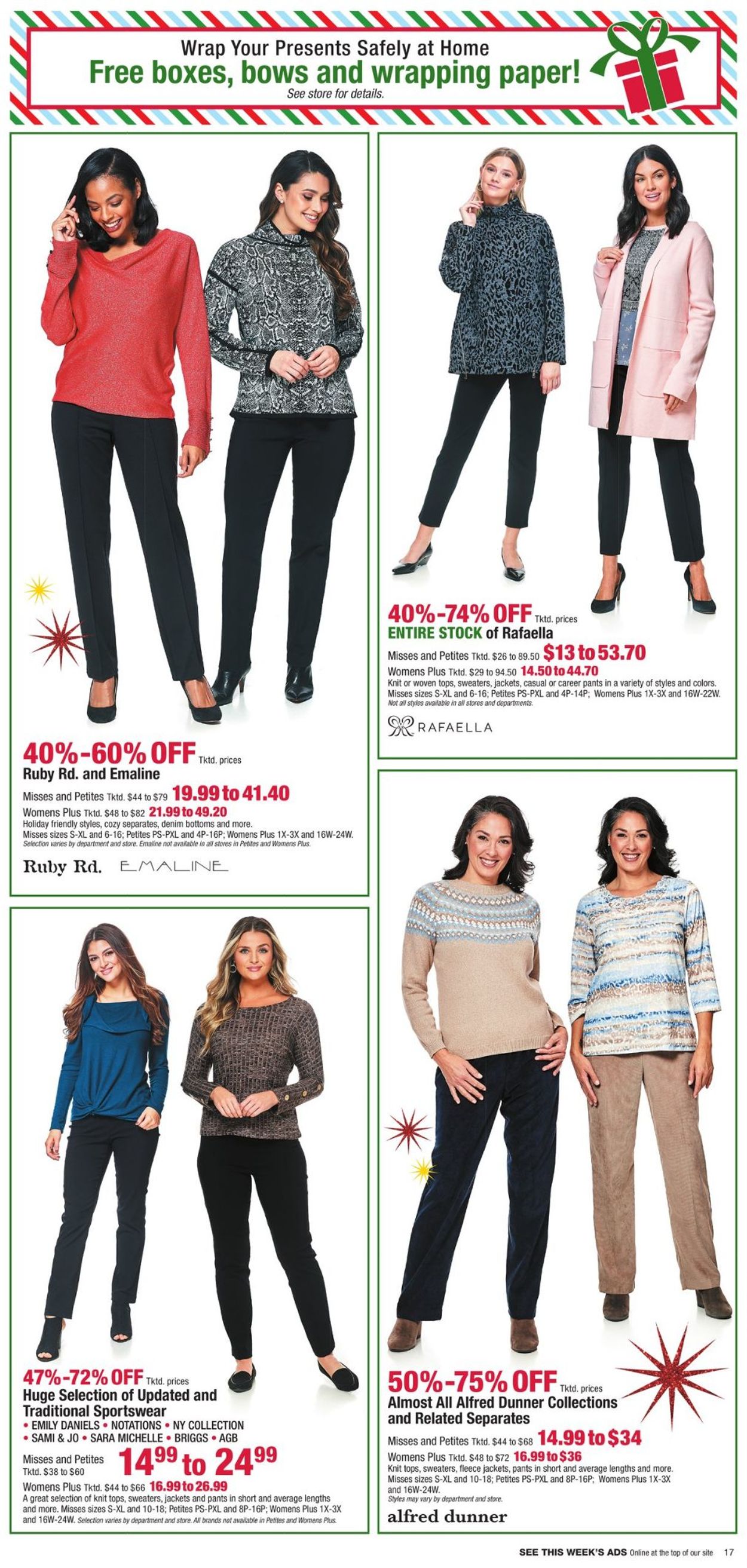 Catalogue Boscov's CHRISTMAS Countdown 2020 from 12/10/2020