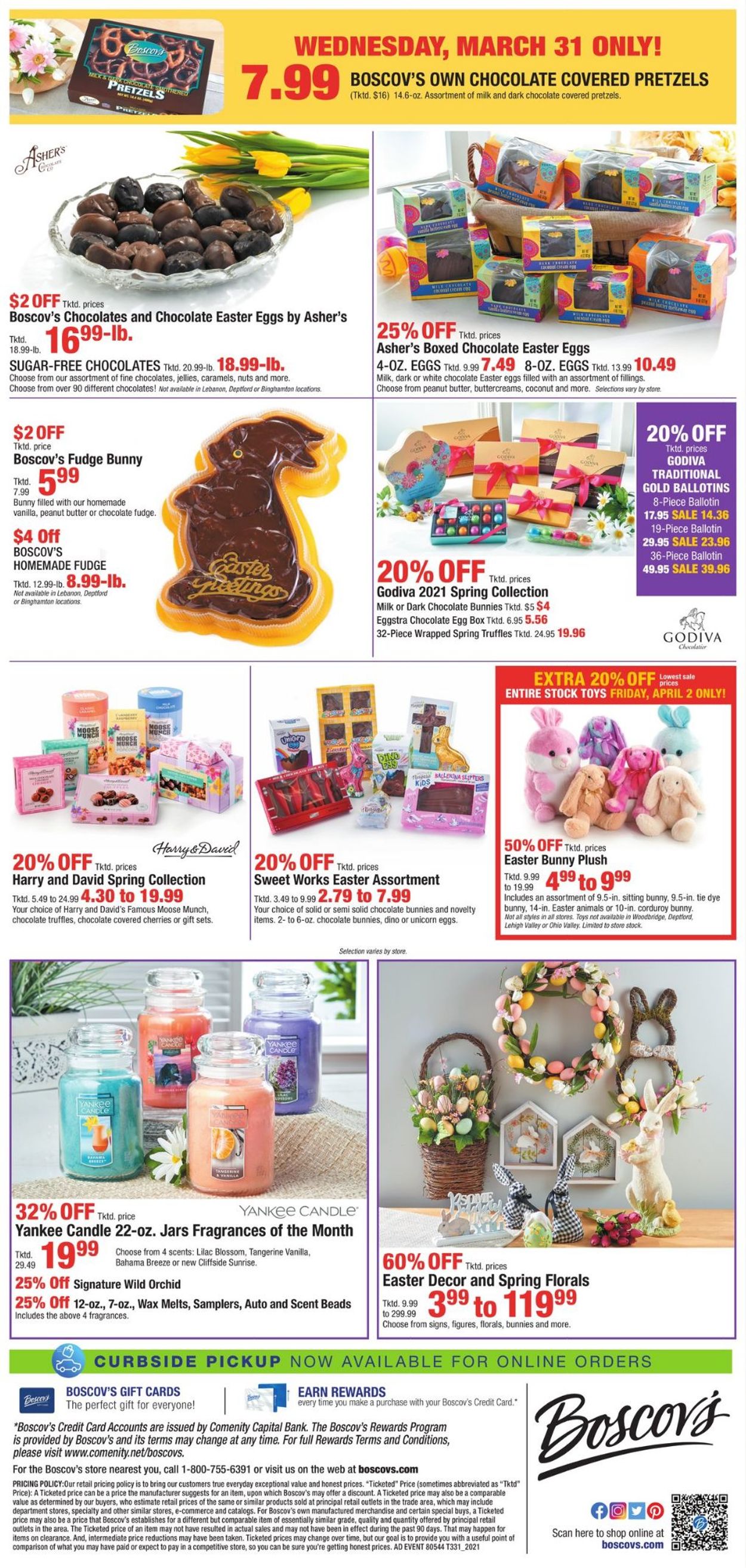 Catalogue Boscov's Easter 2021 ad from 03/31/2021