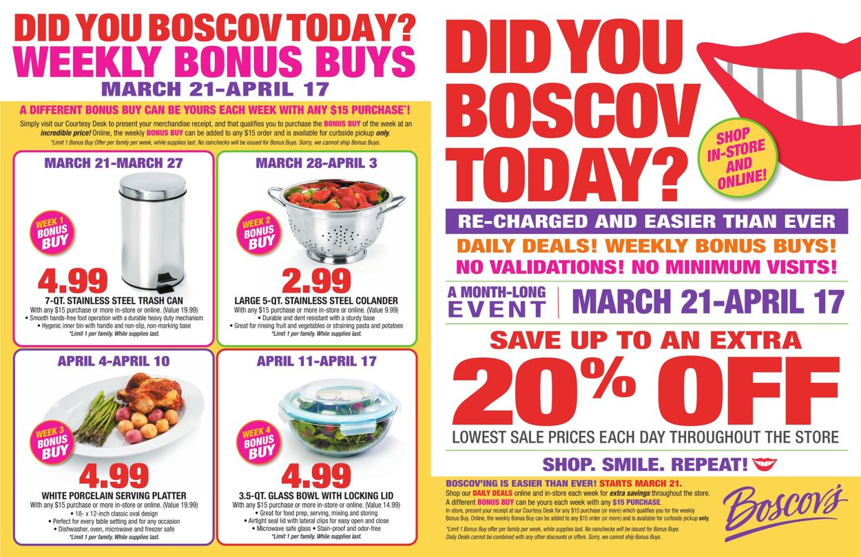 Catalogue Boscov's from 03/21/2021