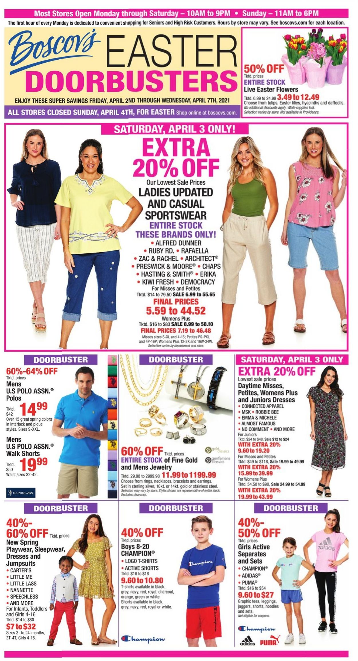 Catalogue Boscov's Easter 2021 ad from 04/02/2021