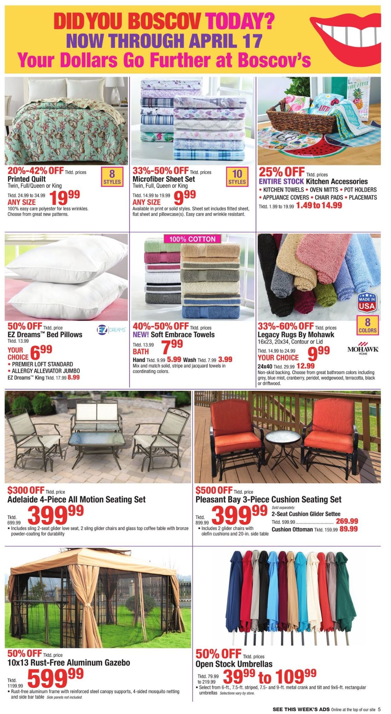 Catalogue Boscov's Easter 2021 ad from 04/02/2021