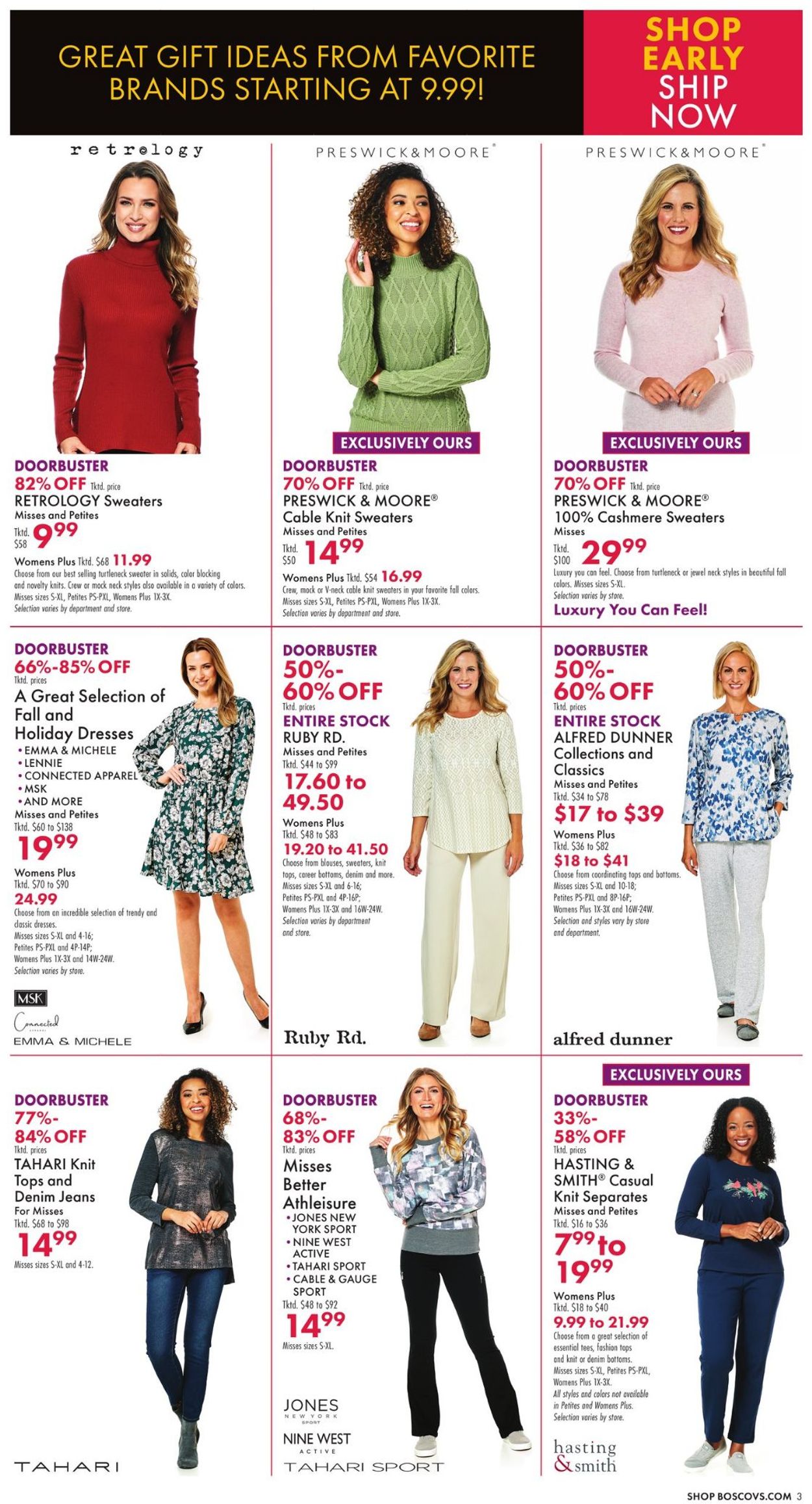 Catalogue Boscov's BLACK FRIDAY WEEKEND 2021 from 11/26/2021