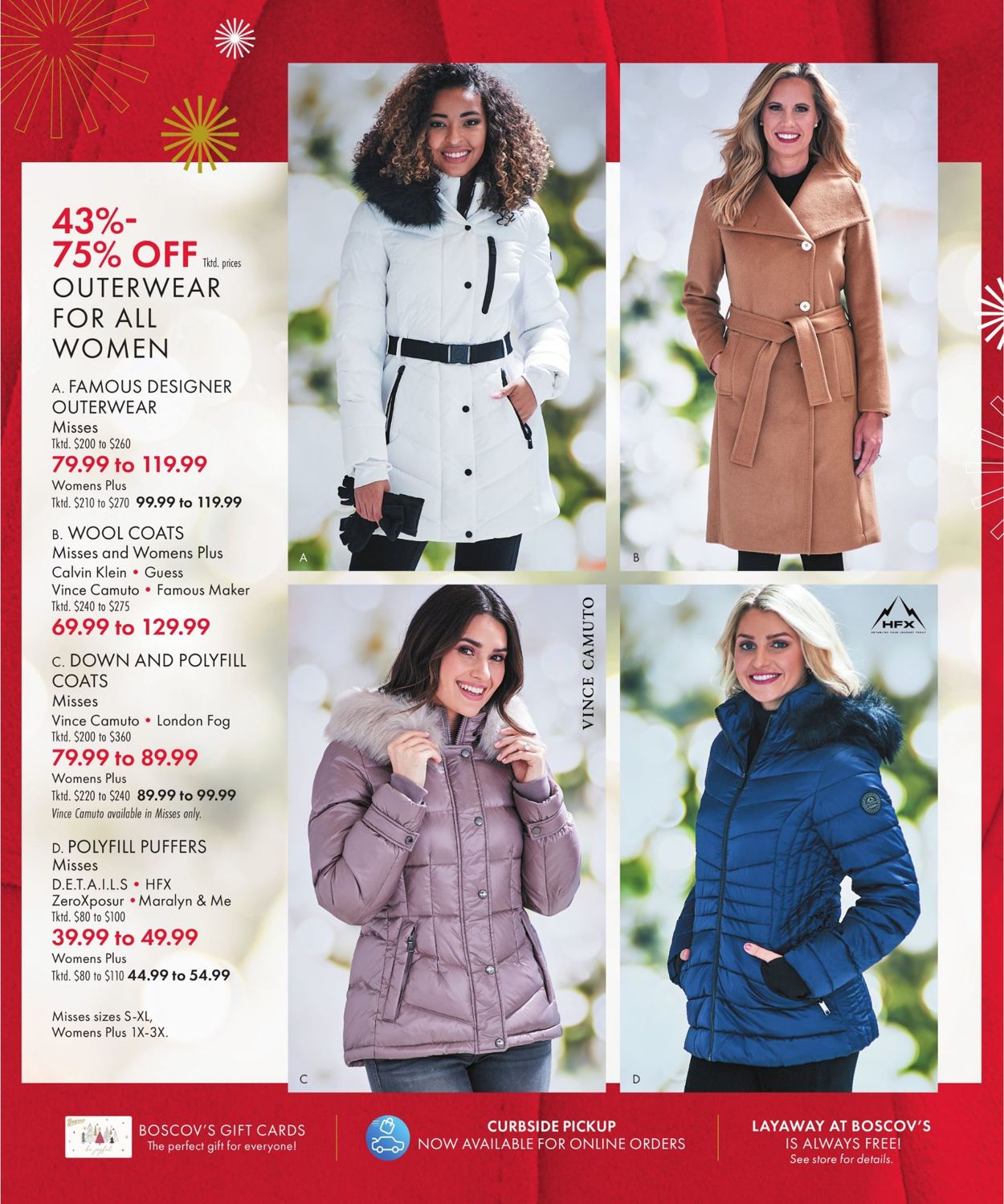 Catalogue Boscov's HOLIDAY 2021 from 11/29/2021