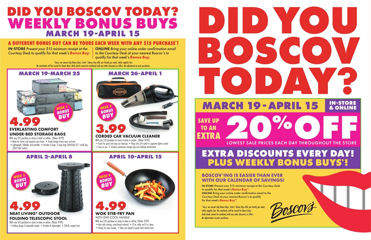 Catalogue Boscov's from 03/19/2023