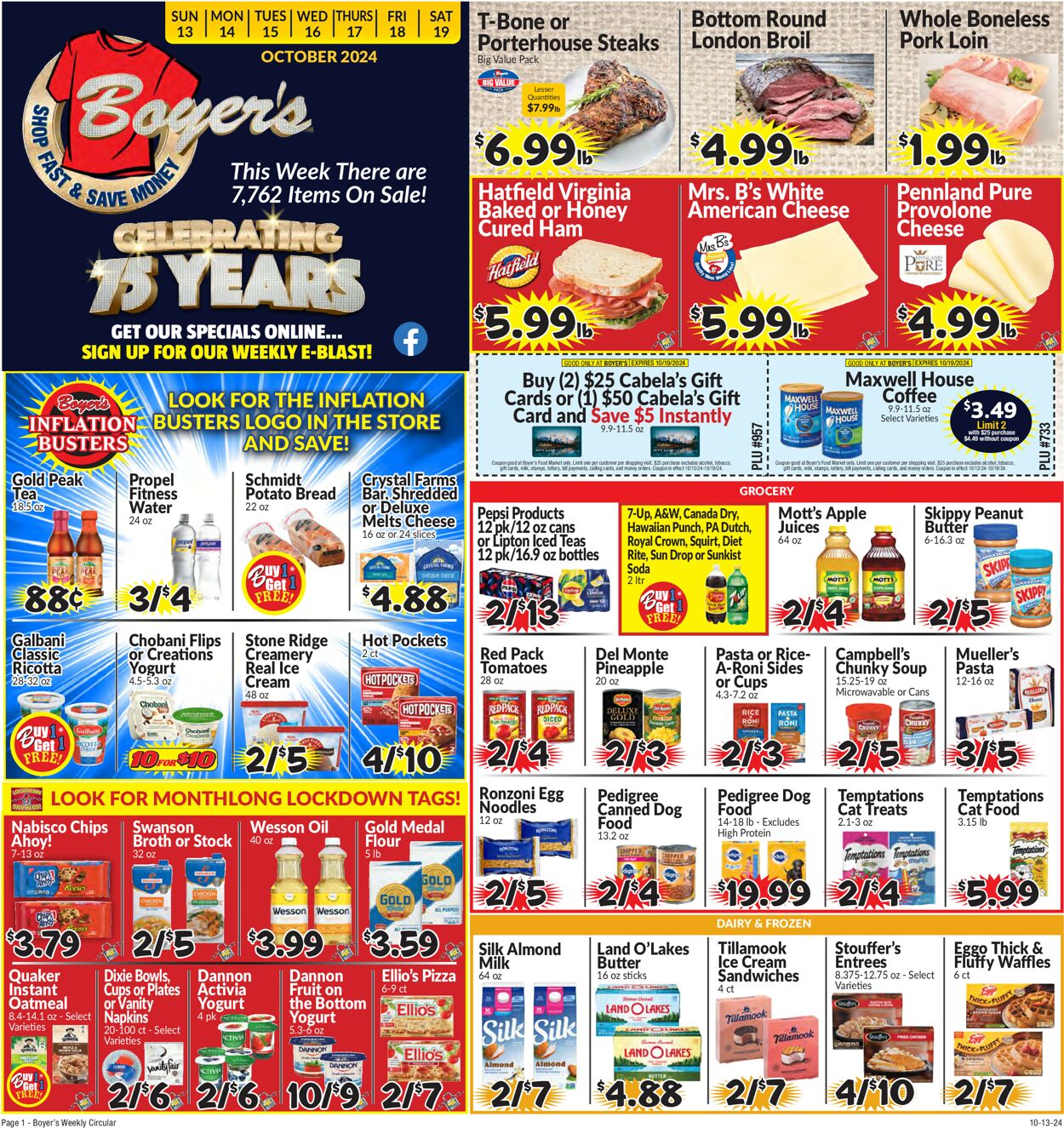 Catalogue Boyer's Food Markets from 10/13/2024