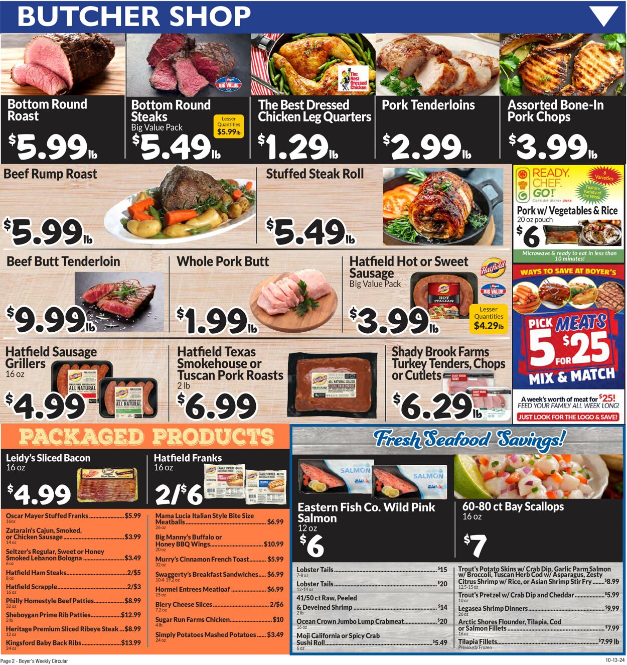 Catalogue Boyer's Food Markets from 10/13/2024