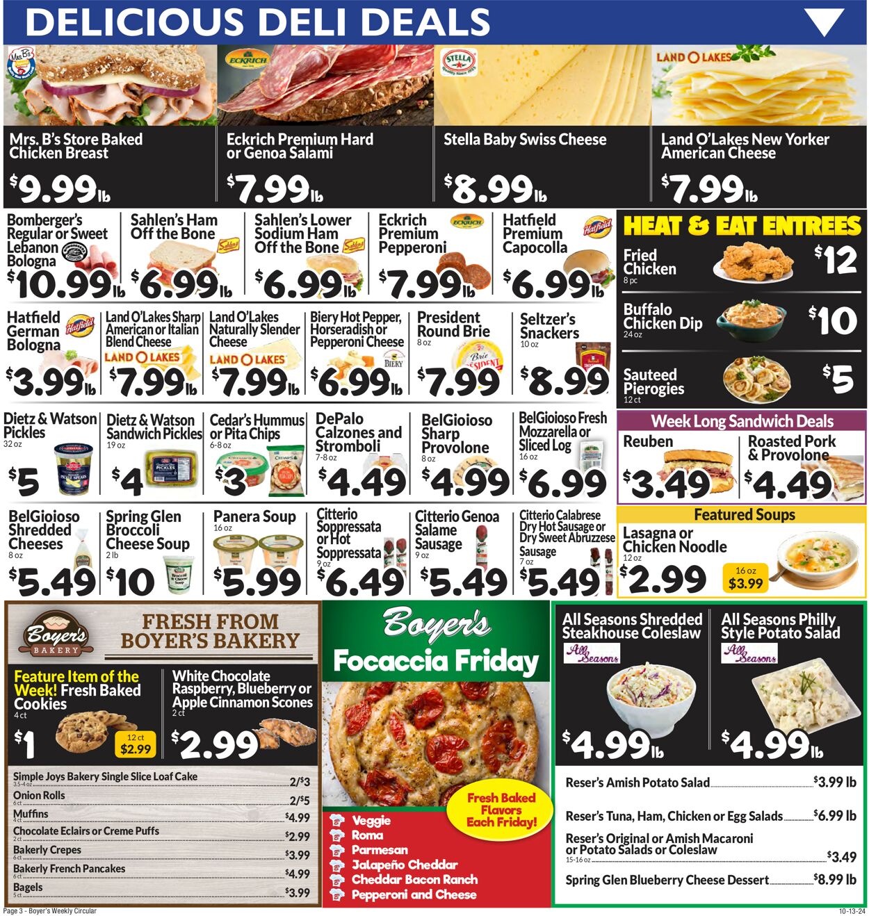 Catalogue Boyer's Food Markets from 10/13/2024