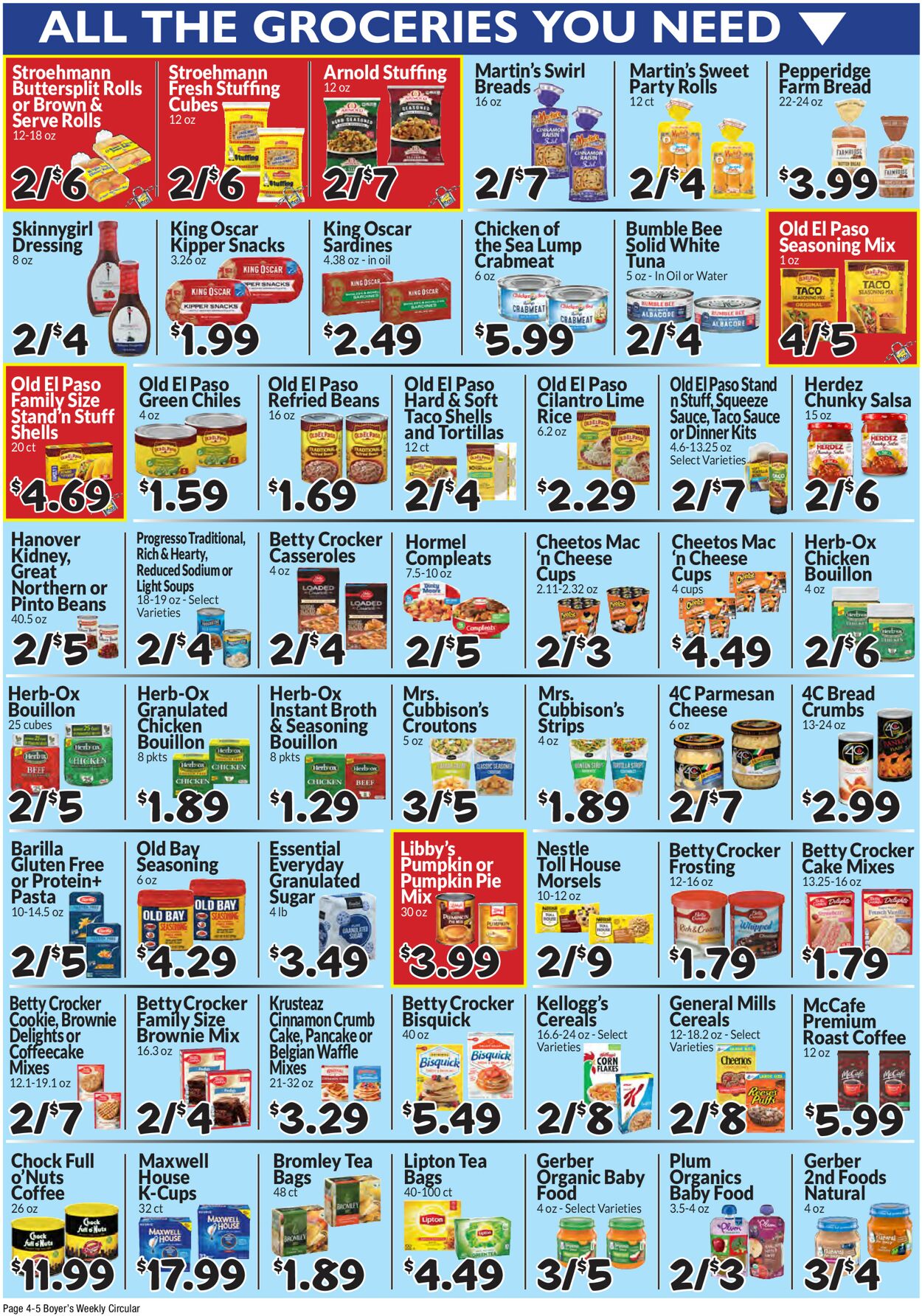 Catalogue Boyer's Food Markets from 10/13/2024