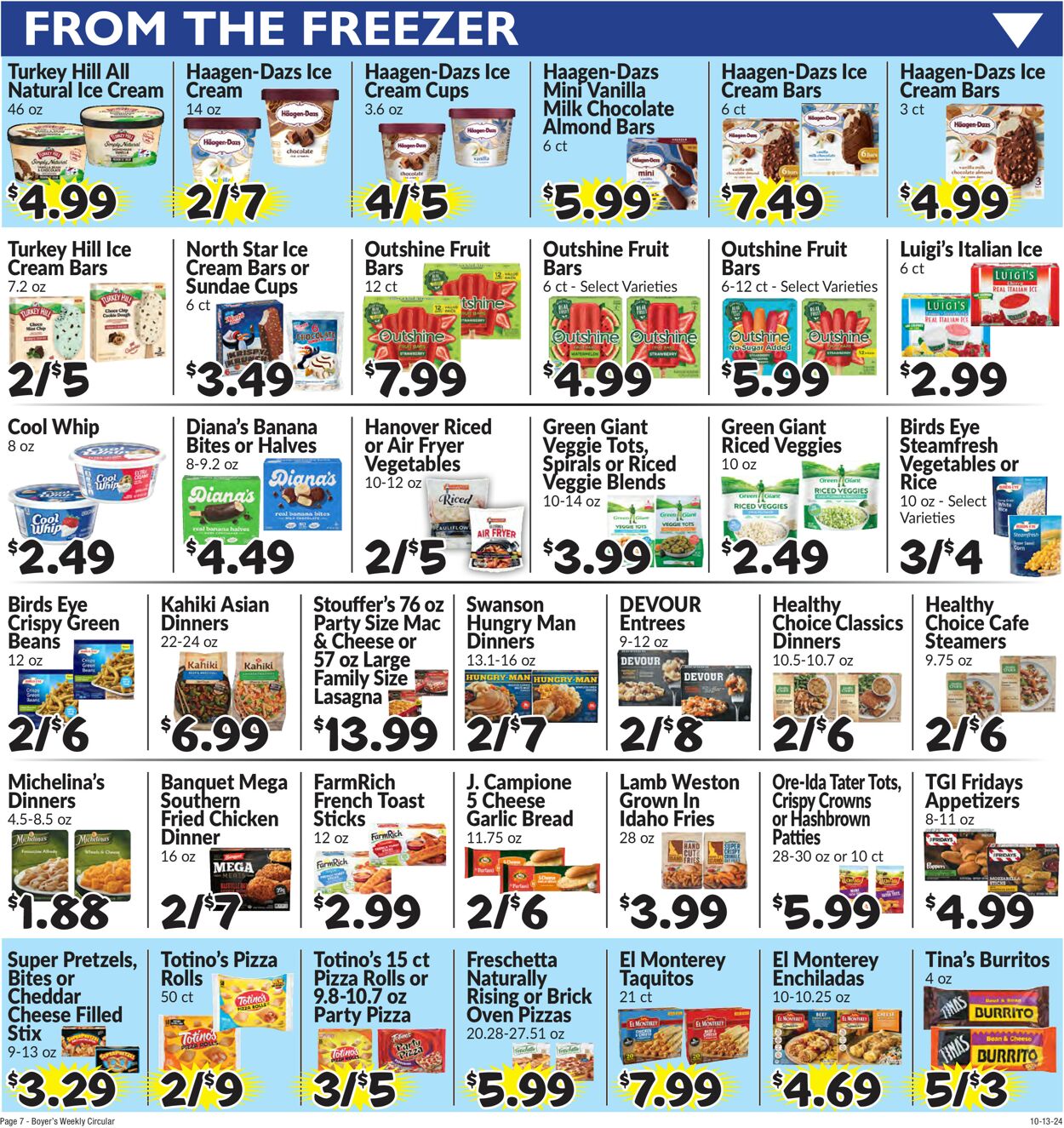 Catalogue Boyer's Food Markets from 10/13/2024