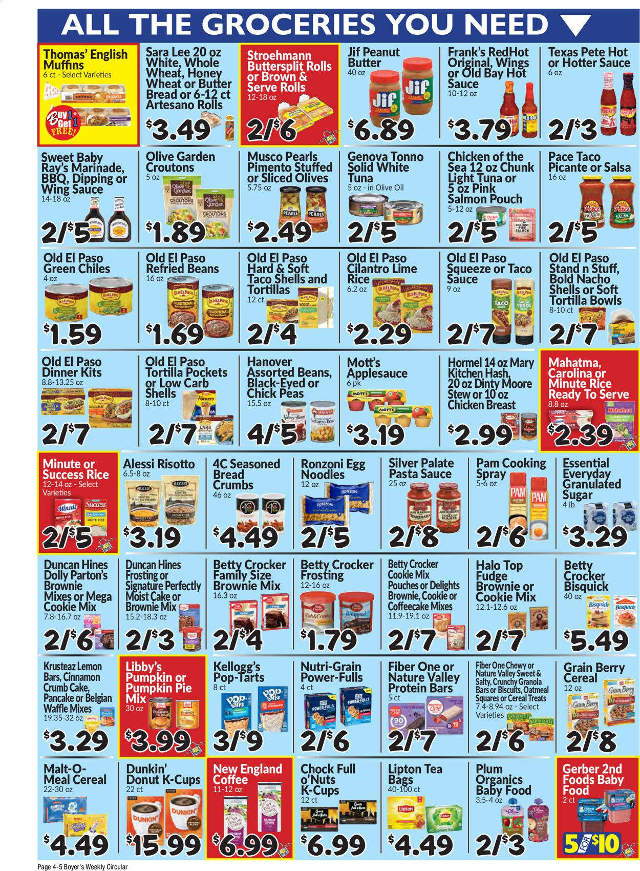 Catalogue Boyer's Food Markets from 10/20/2024