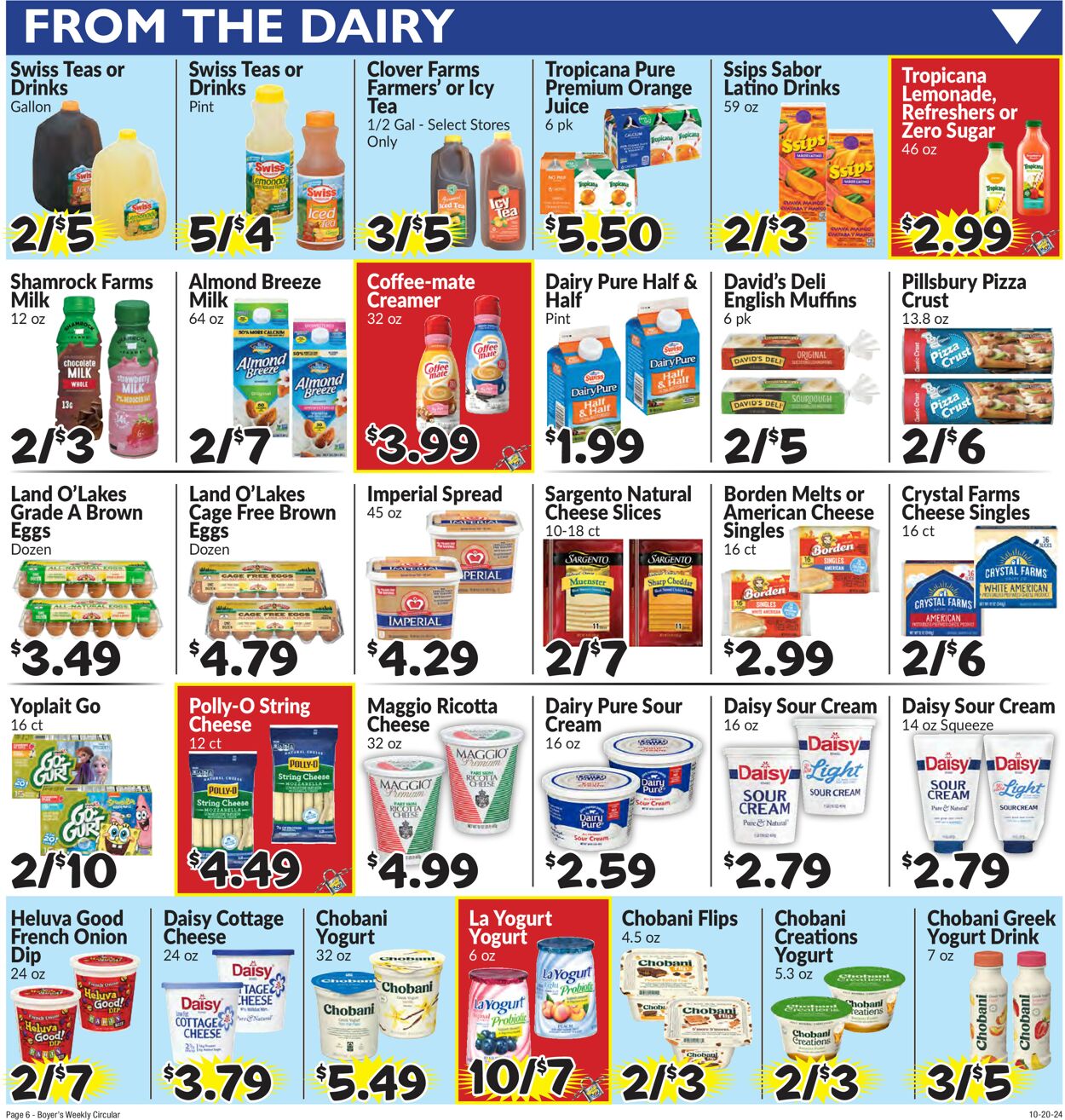 Catalogue Boyer's Food Markets from 10/20/2024