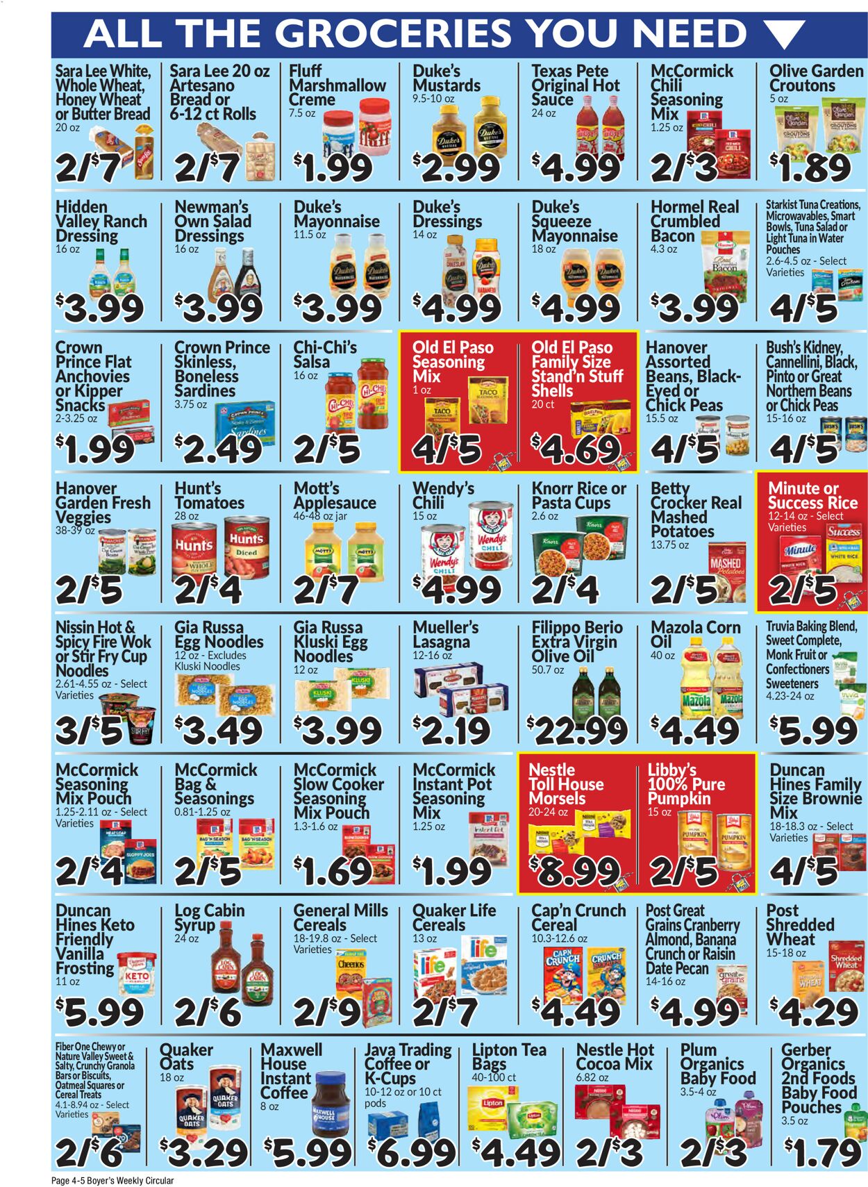 Catalogue Boyer's Food Markets from 10/27/2024