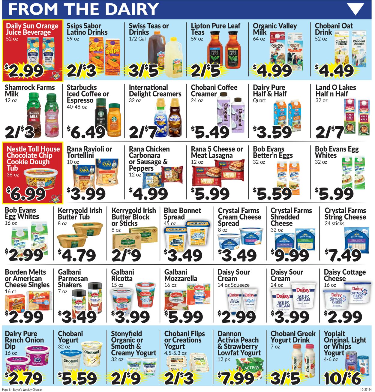 Catalogue Boyer's Food Markets from 10/27/2024