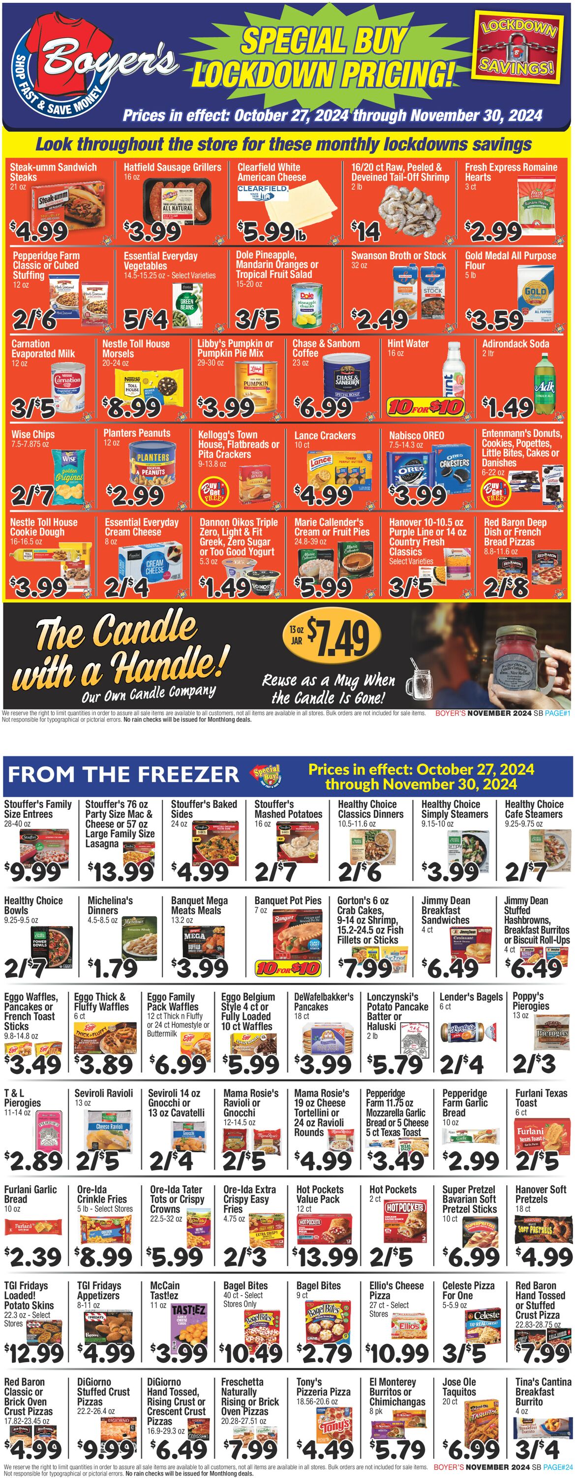 Catalogue Boyer's Food Markets from 10/27/2024