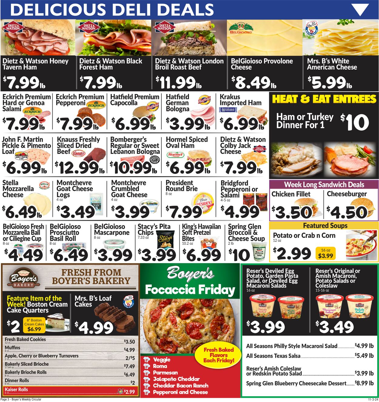 Catalogue Boyer's Food Markets from 11/03/2024